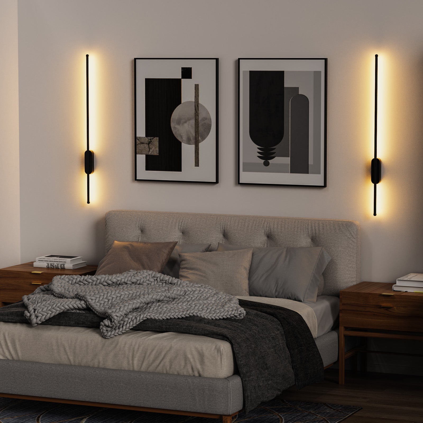 2PCS Minimalist Wall lights, Linear Sconces-0