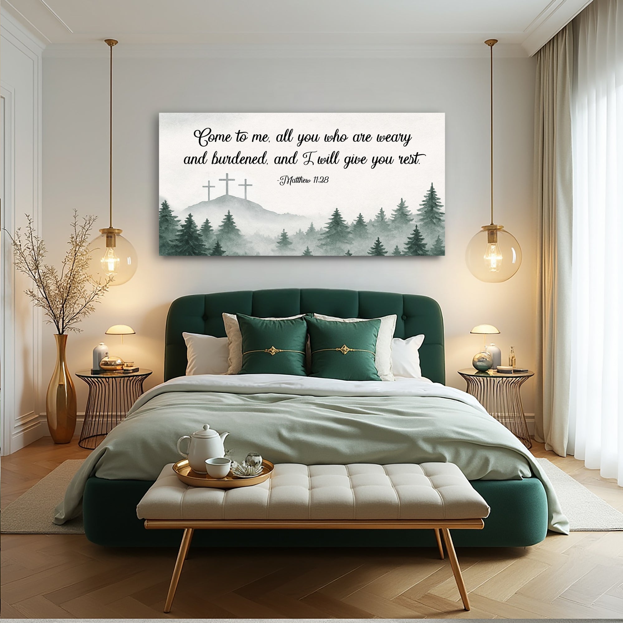 Come To Me - Matthew 11:28 Faith Sign II