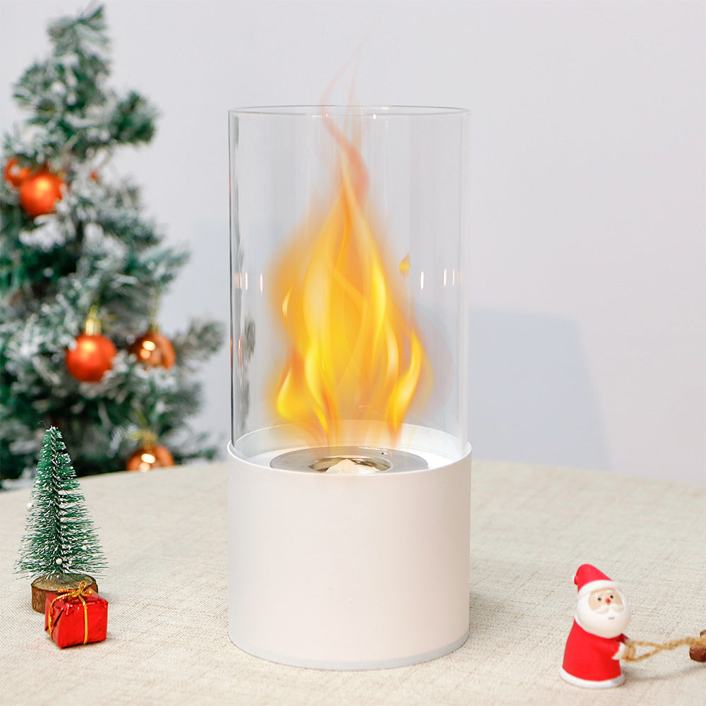 10"H Portable Tabletop Fireplace Indoor/Outdoor-0