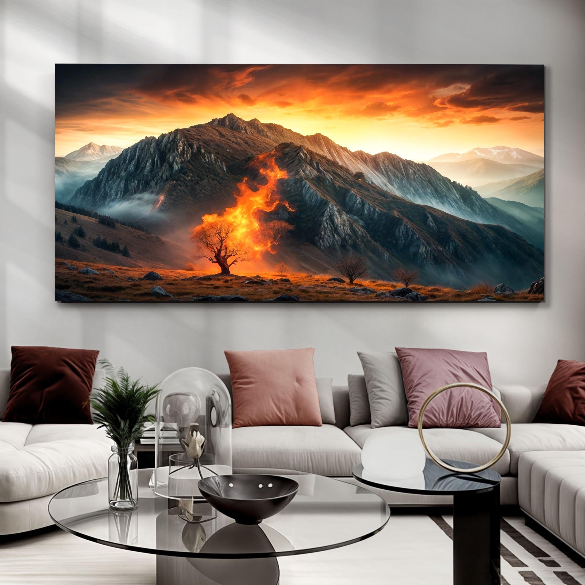 Burning Bush - Faith Wall Art XIII