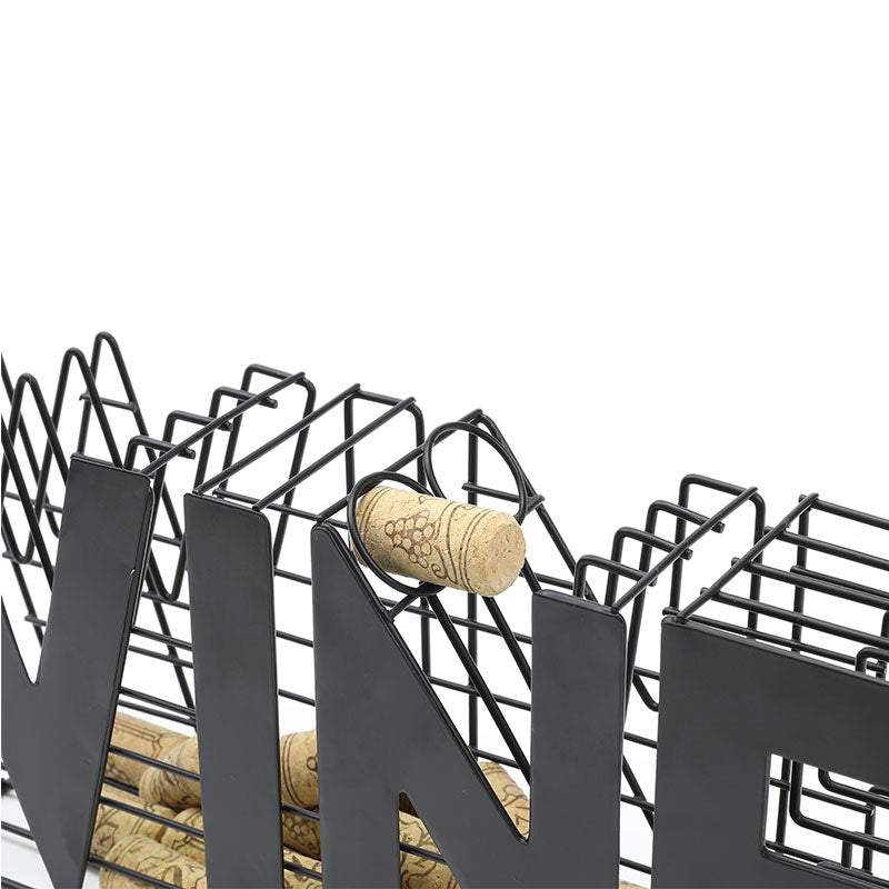 13.5" Length Wine Cork holder Metal Craft Wine Cork Storage-2