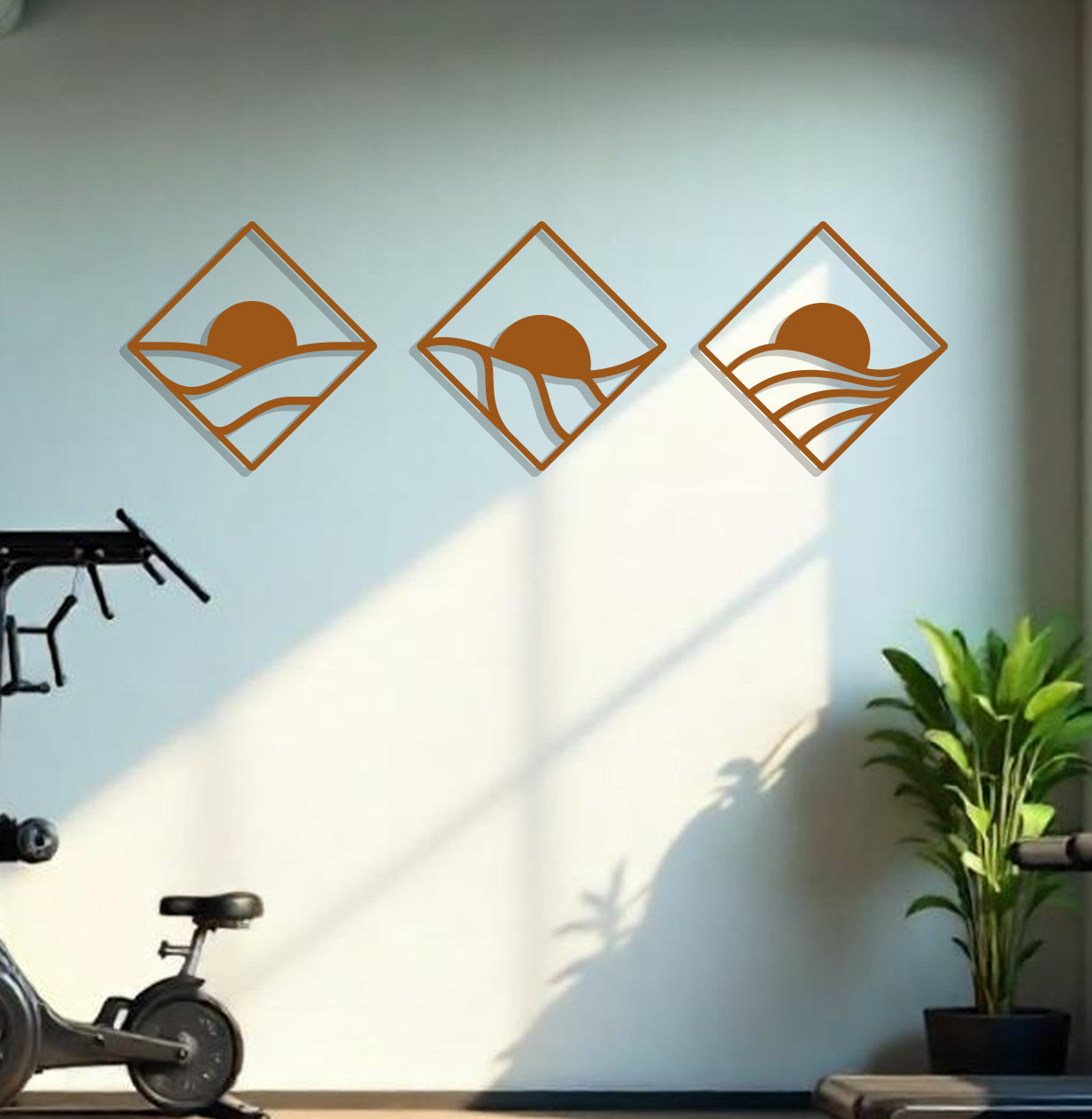 Sunrise Tryptic in Diamonds Sign-7