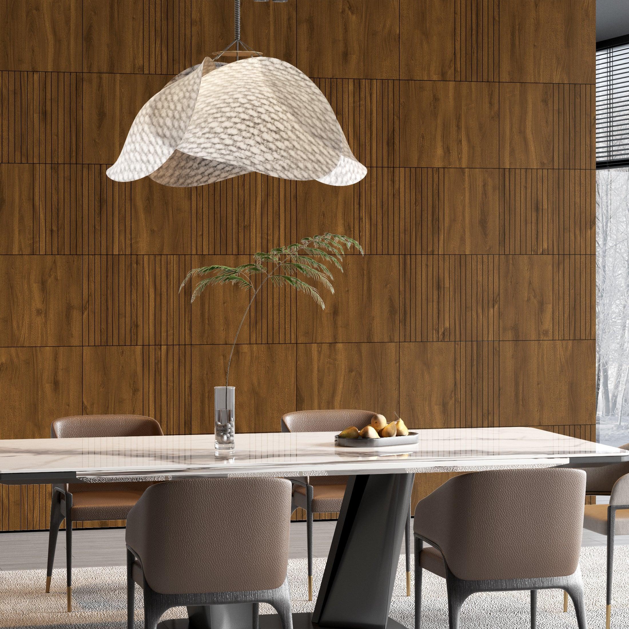 Dark Wood 3D Wall Panels - PRHOMZ