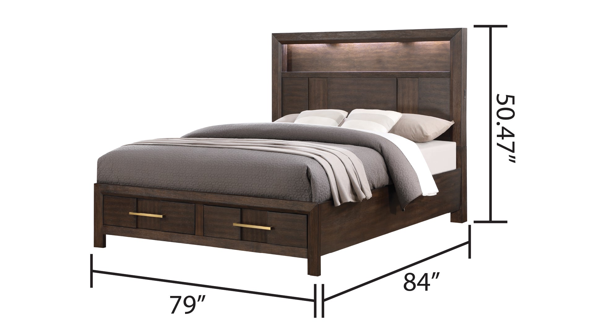 Modern 4 PCs King Size Set