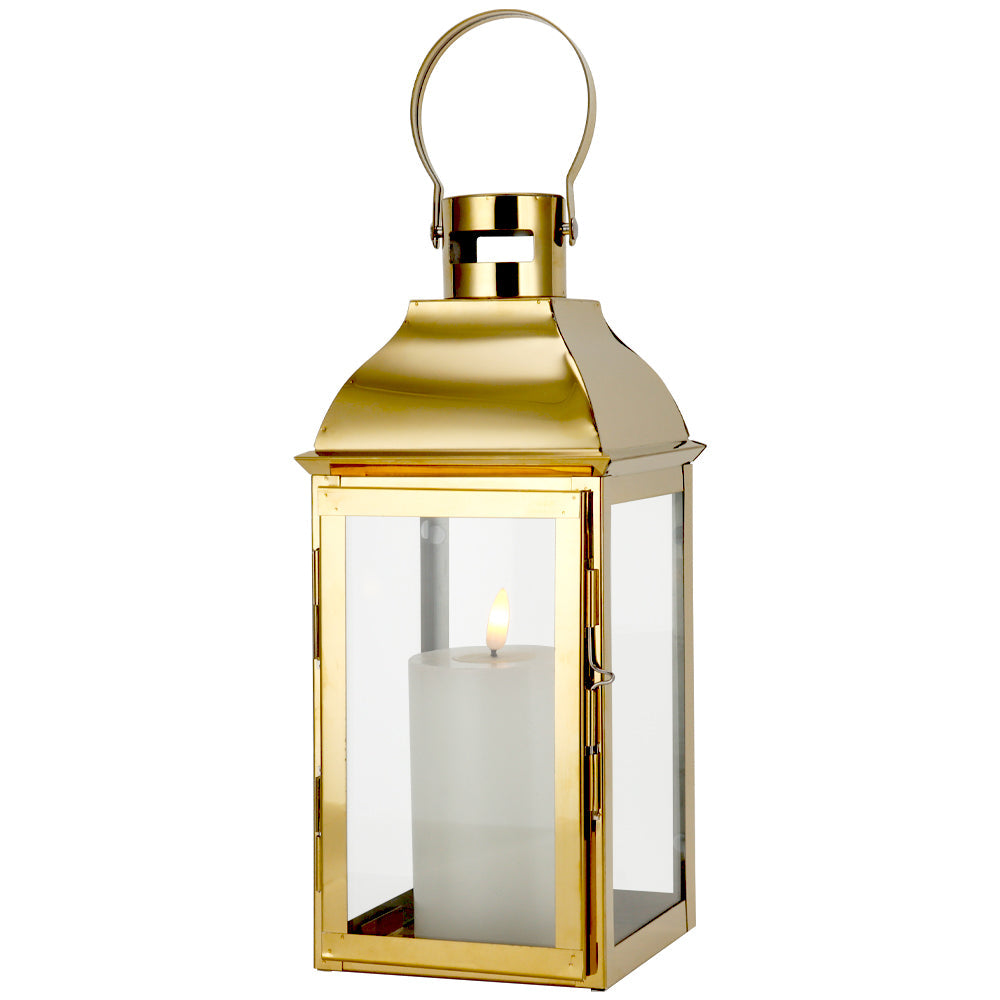 12.5" H Stainless Steel Decorative Candle Lanterns-2