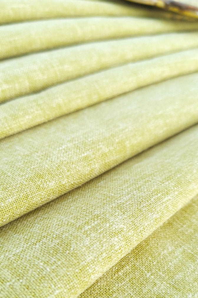 Organic Linen Table Runner | Olive Green | Rustic Texture | 92-305cm-4