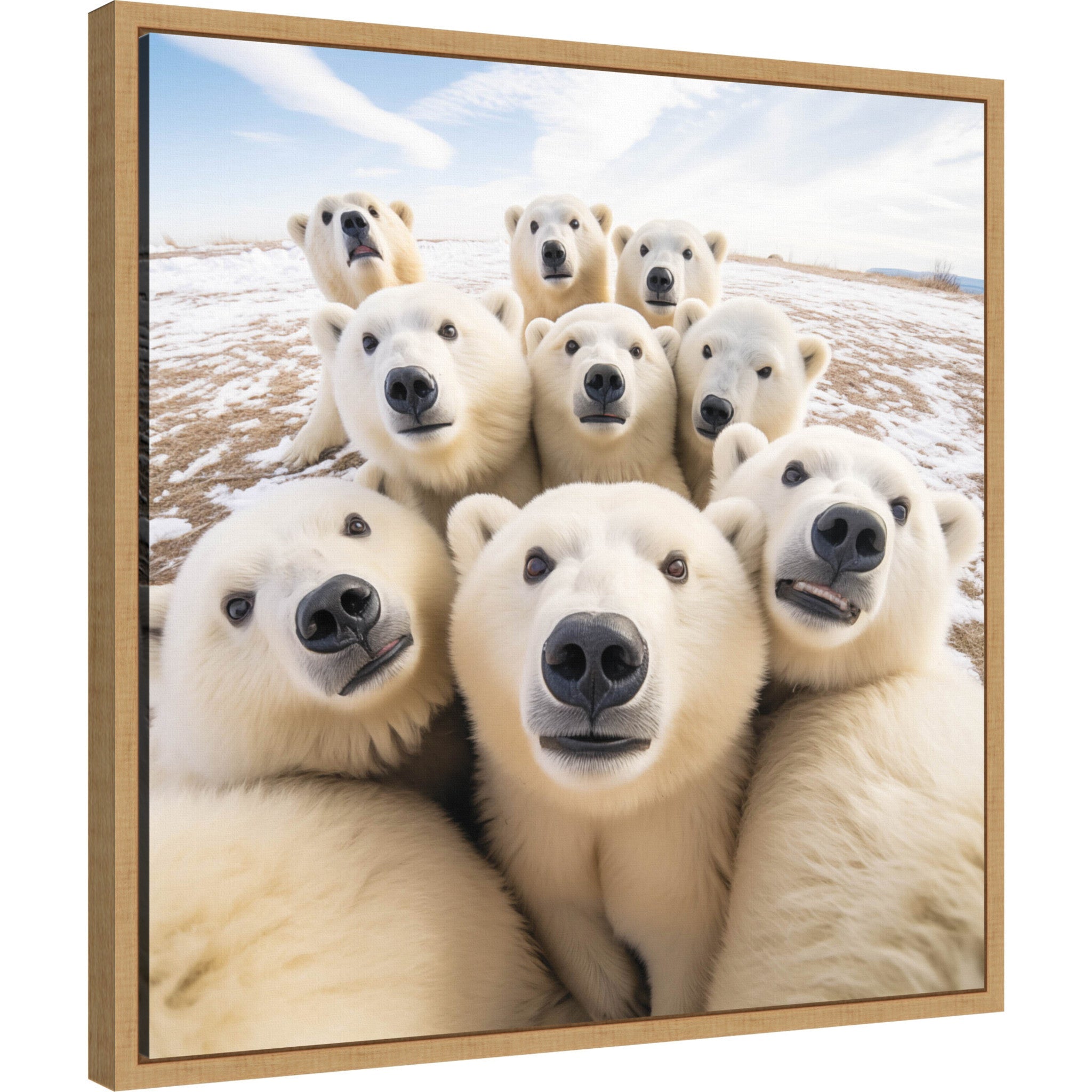 Funny Polar Bear Selfie by The Creative Bunch Studio