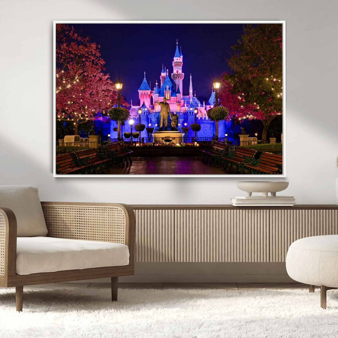 Castle Large Wall Art Disney Magic Kingdom Kids Room Decor -