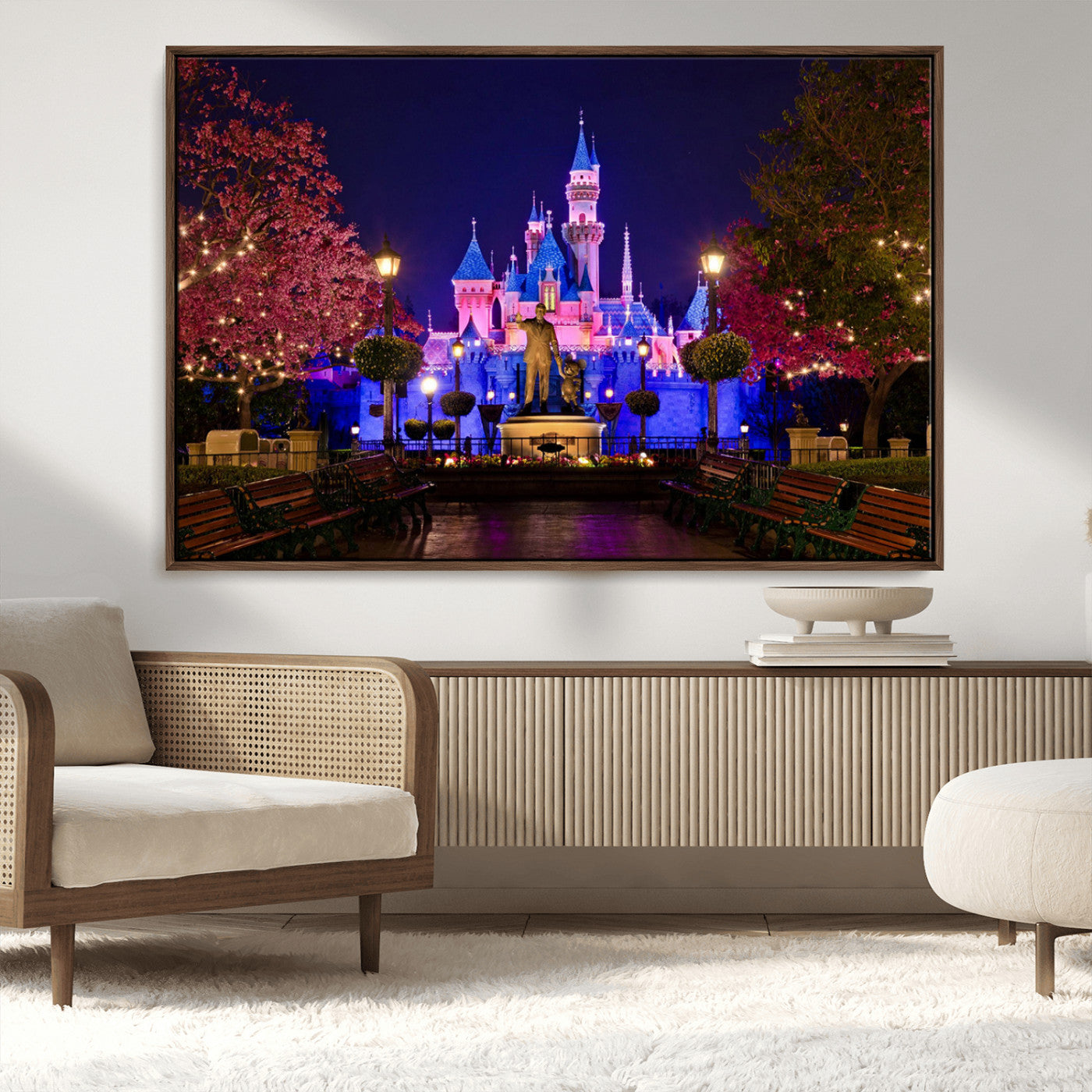 Castle Large Wall Art Disney Magic Kingdom Kids Room Decor -