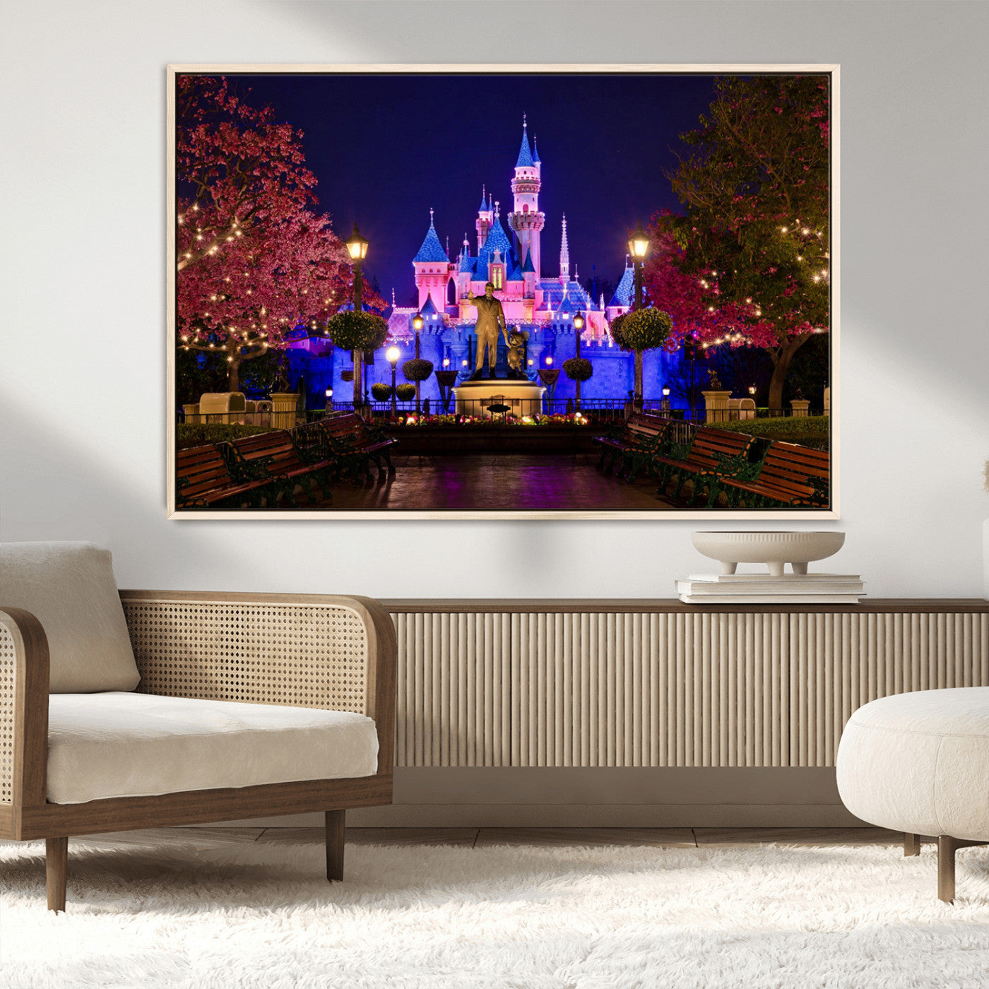 Castle Large Wall Art Disney Magic Kingdom Kids Room Decor -