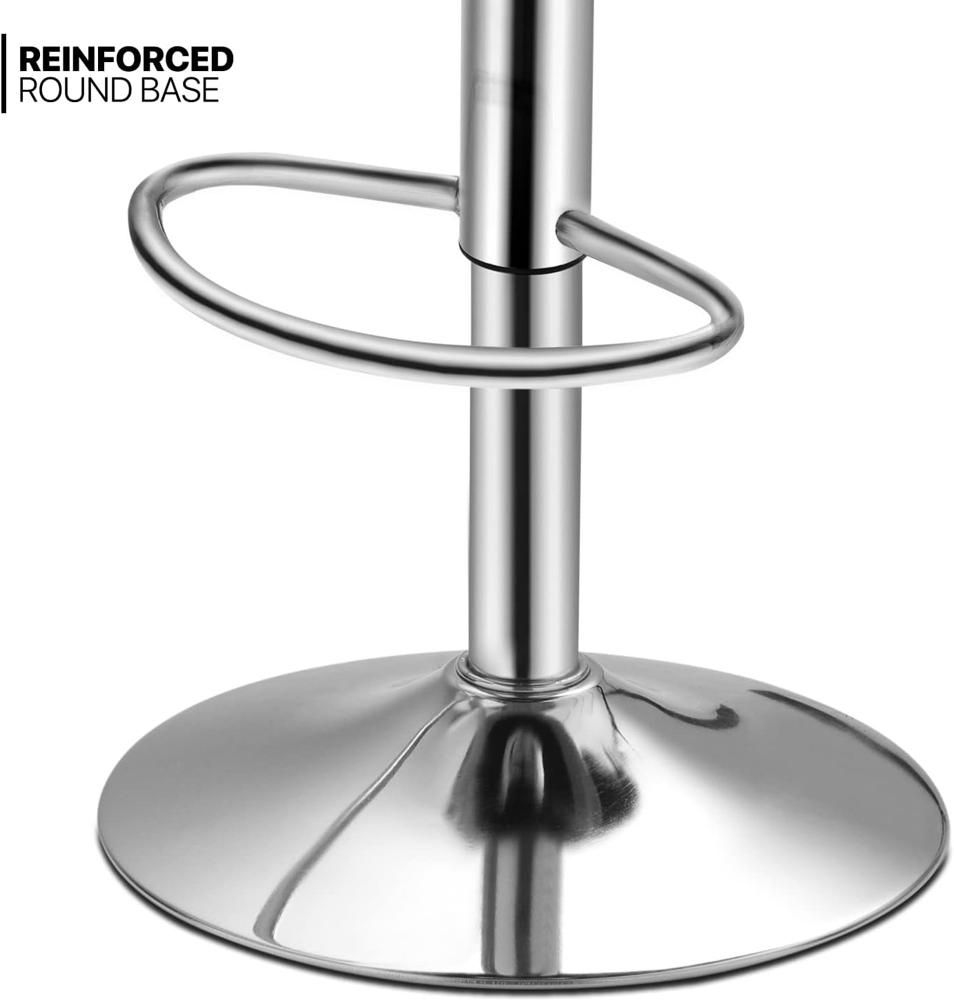 Adjustable Swivel Bar Stools Set of Two Cyan