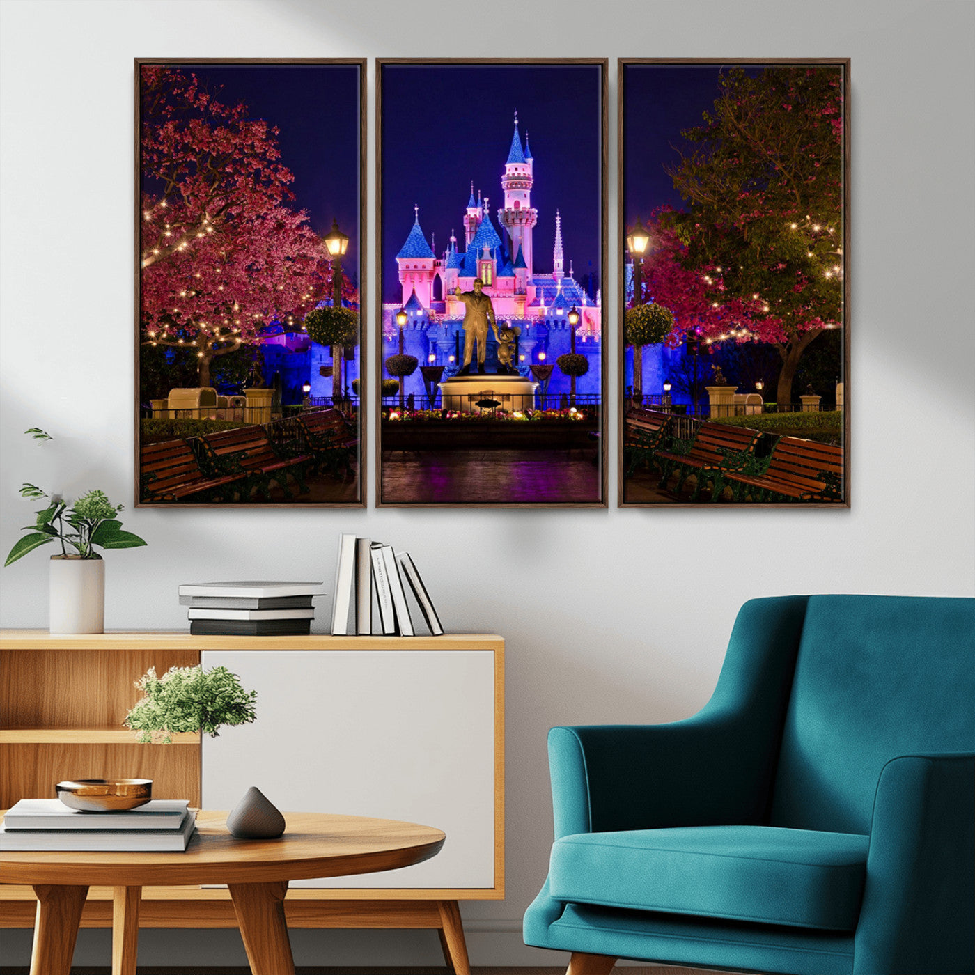 Castle Large Wall Art Disney Magic Kingdom Kids Room Decor -