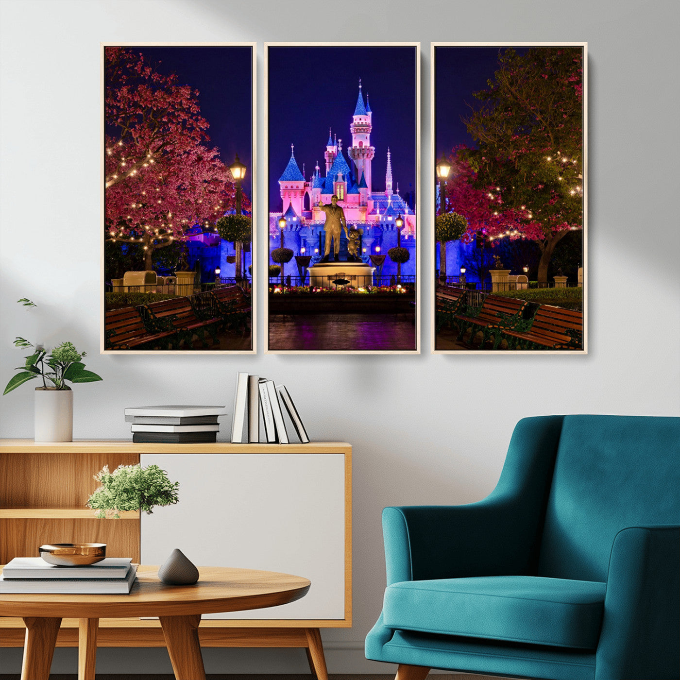 Castle Large Wall Art Disney Magic Kingdom Kids Room Decor -