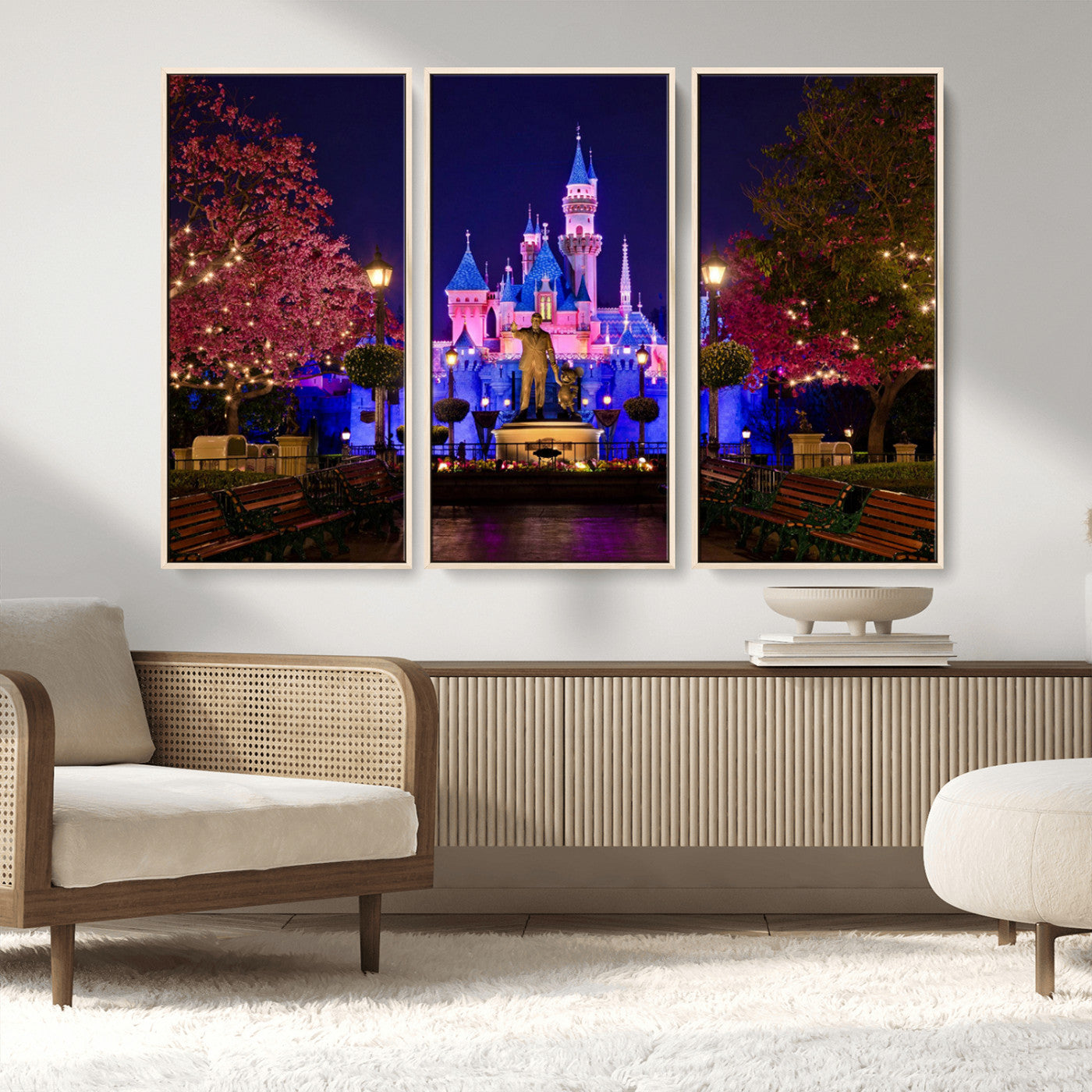 Castle Large Wall Art Disney Magic Kingdom Kids Room Decor -