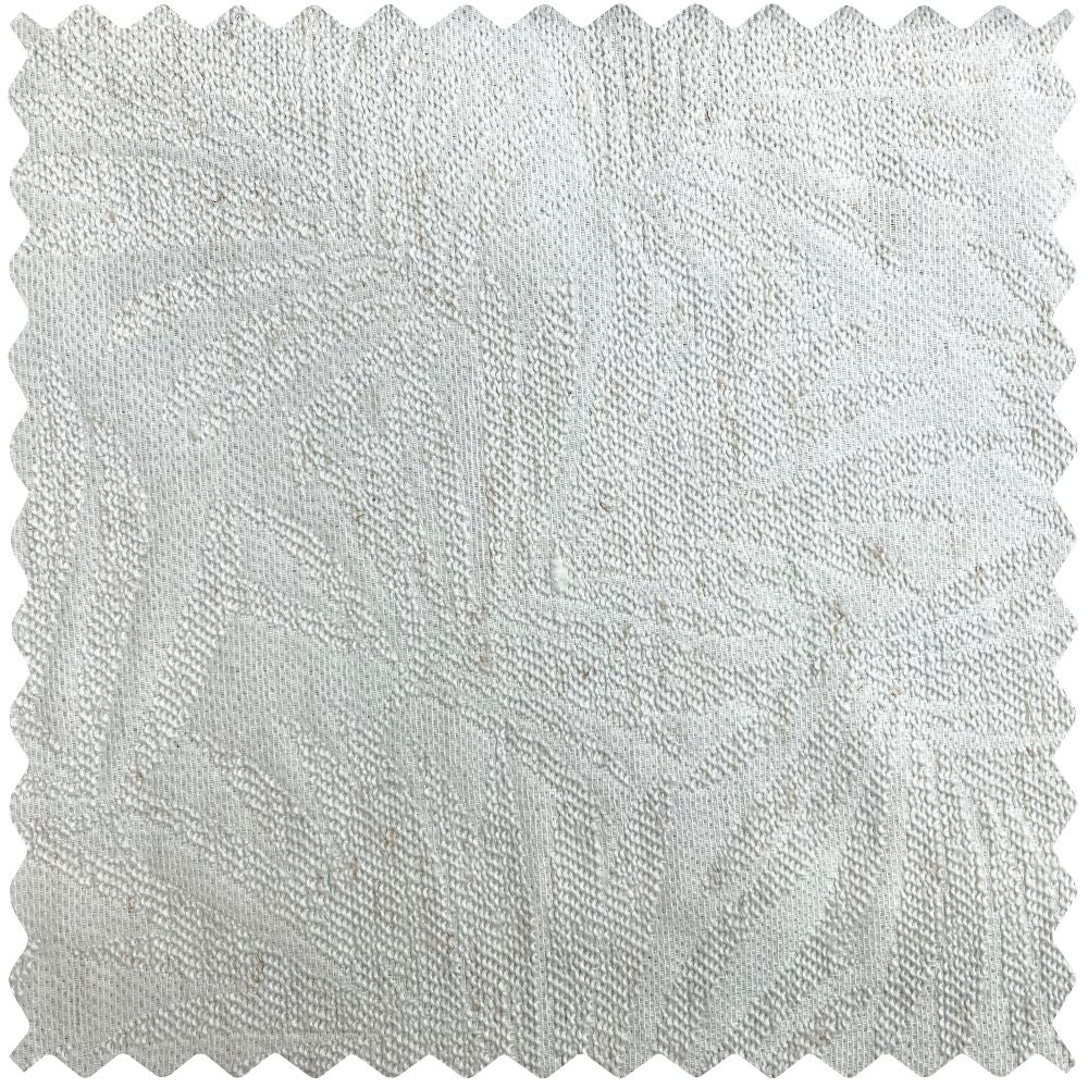 Charis Palm Leaf Jacquard Sheer Designer Curtains