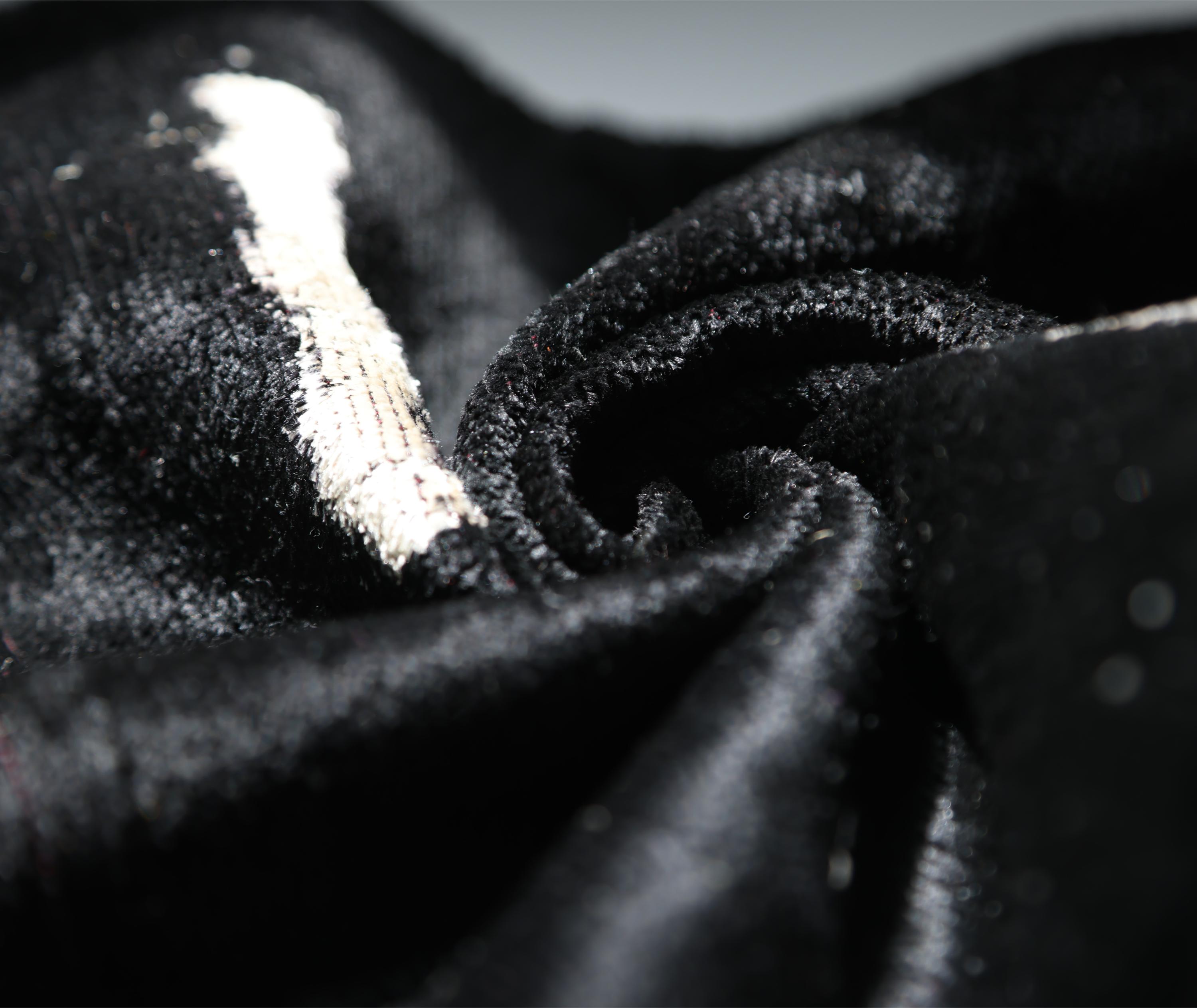 Handmade Black Silk Velvet Pillow 20x20 – Minimalist Modern Designer Cushion