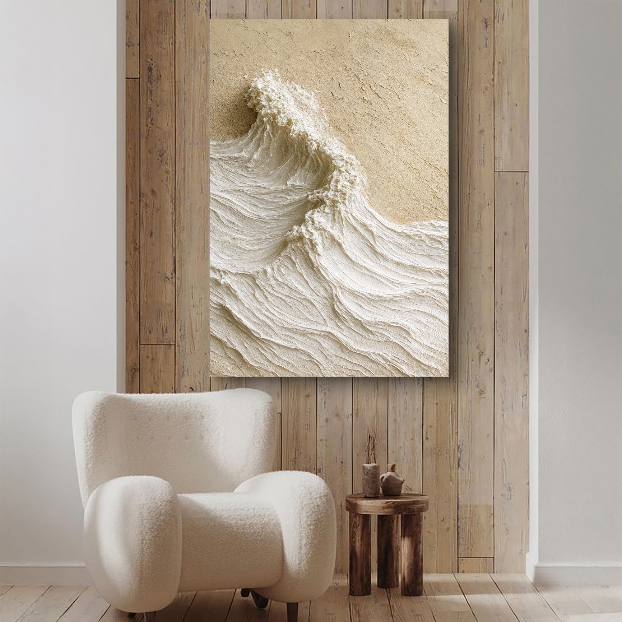 Modern Neutral Mountain Wall Art