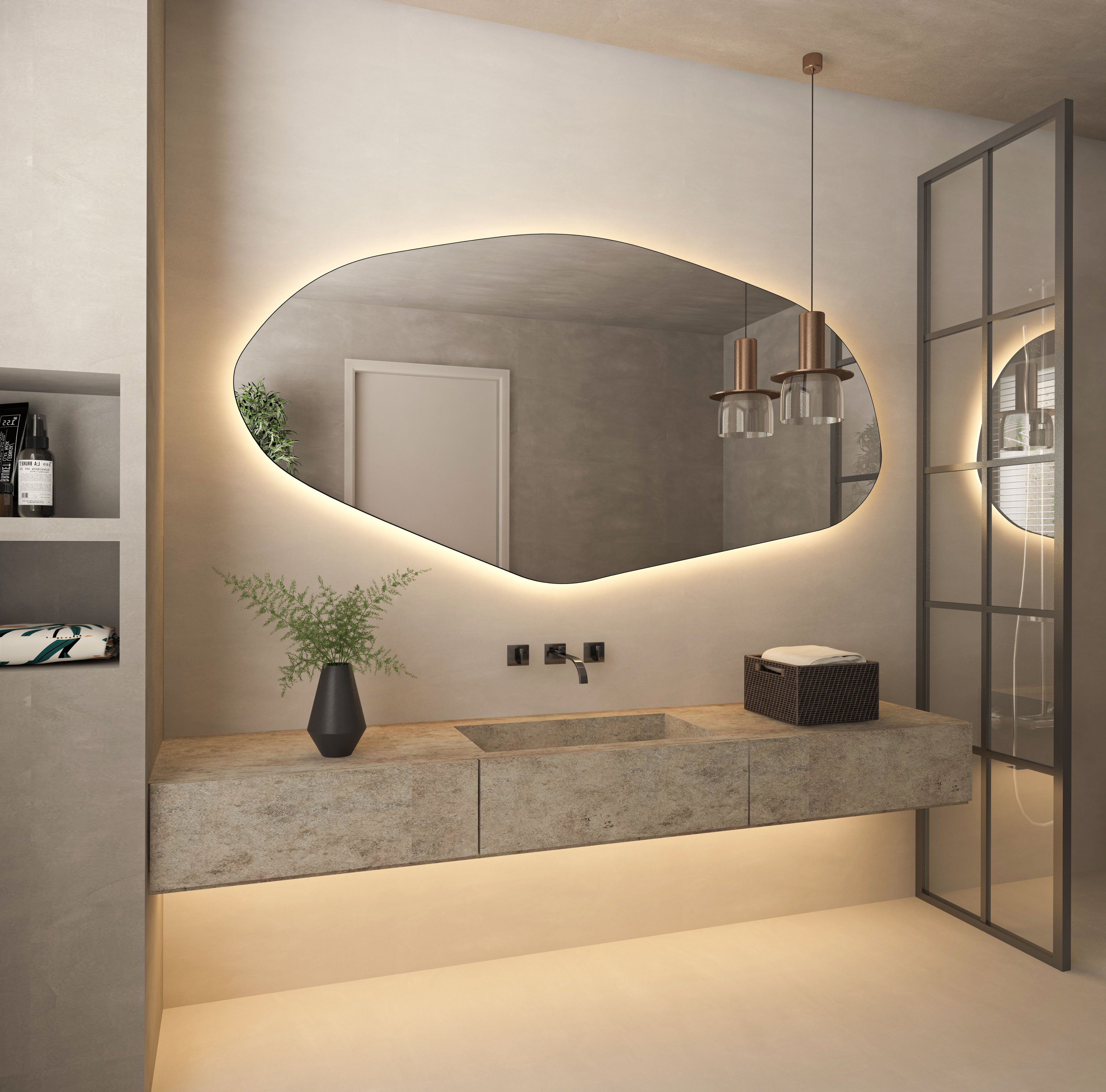 Sile Irregular Asymmetrical Mirror