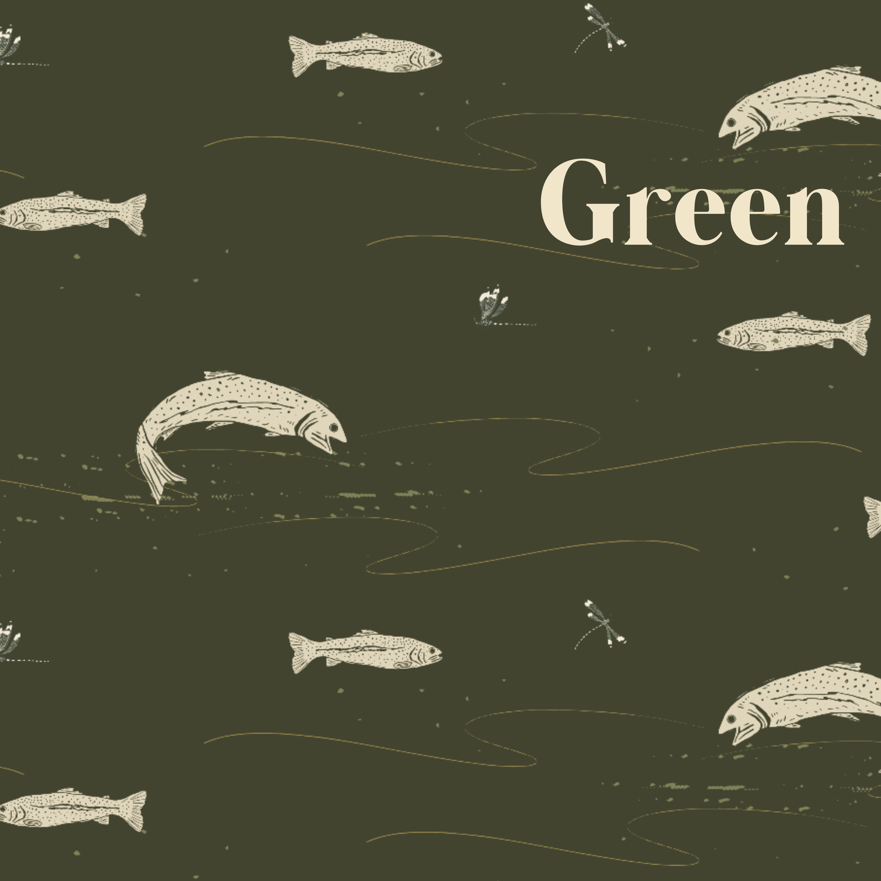 Trout Wallpaper by Cassandra Zaniboni