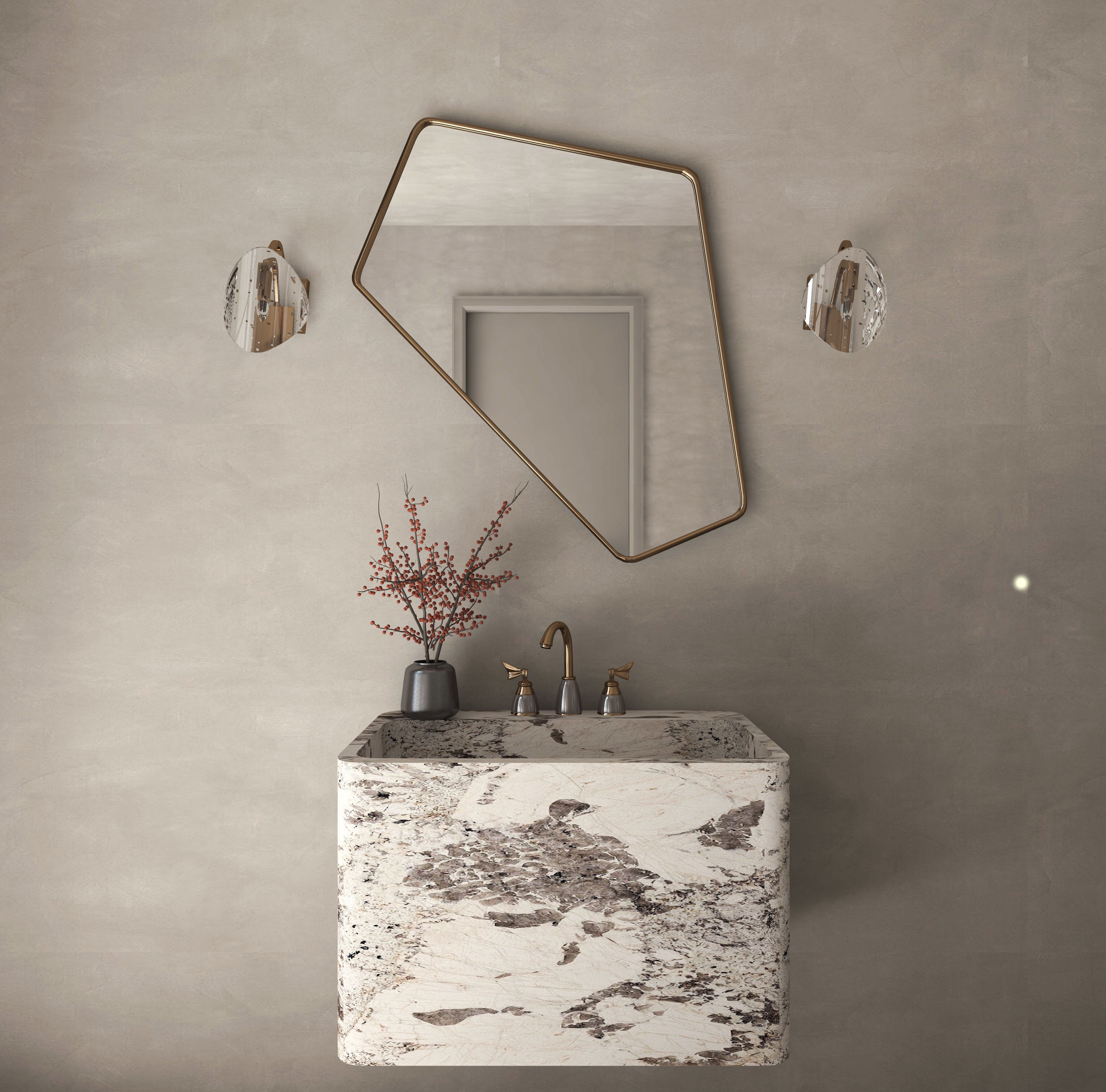 Irregular Angled Mirror