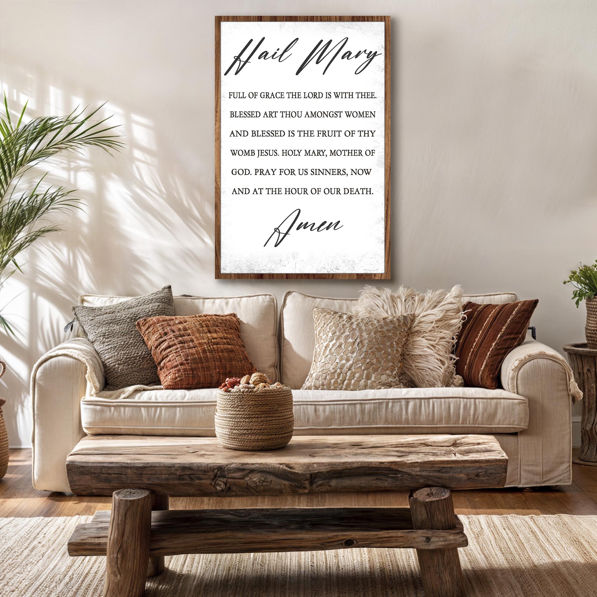 The Hail Mary Faith Sign