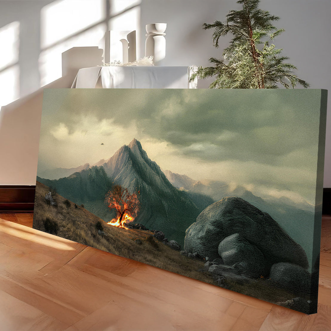 Burning Bush - Faith Wall Art IV