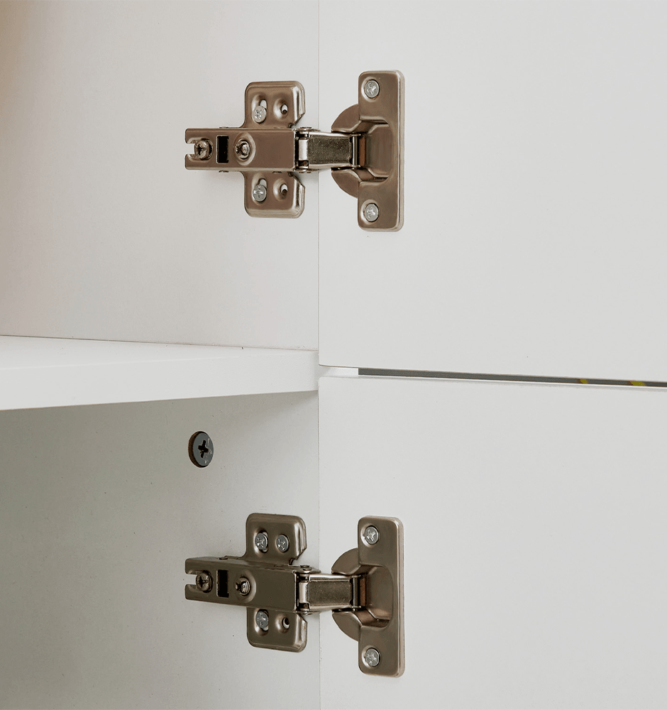 74'' White Armoire Wardrobe Closet with 3 Doors, Shelves, Hanging Rod & Drawers - Wood Storage Cabinet for Bedroom - PRHOMZ