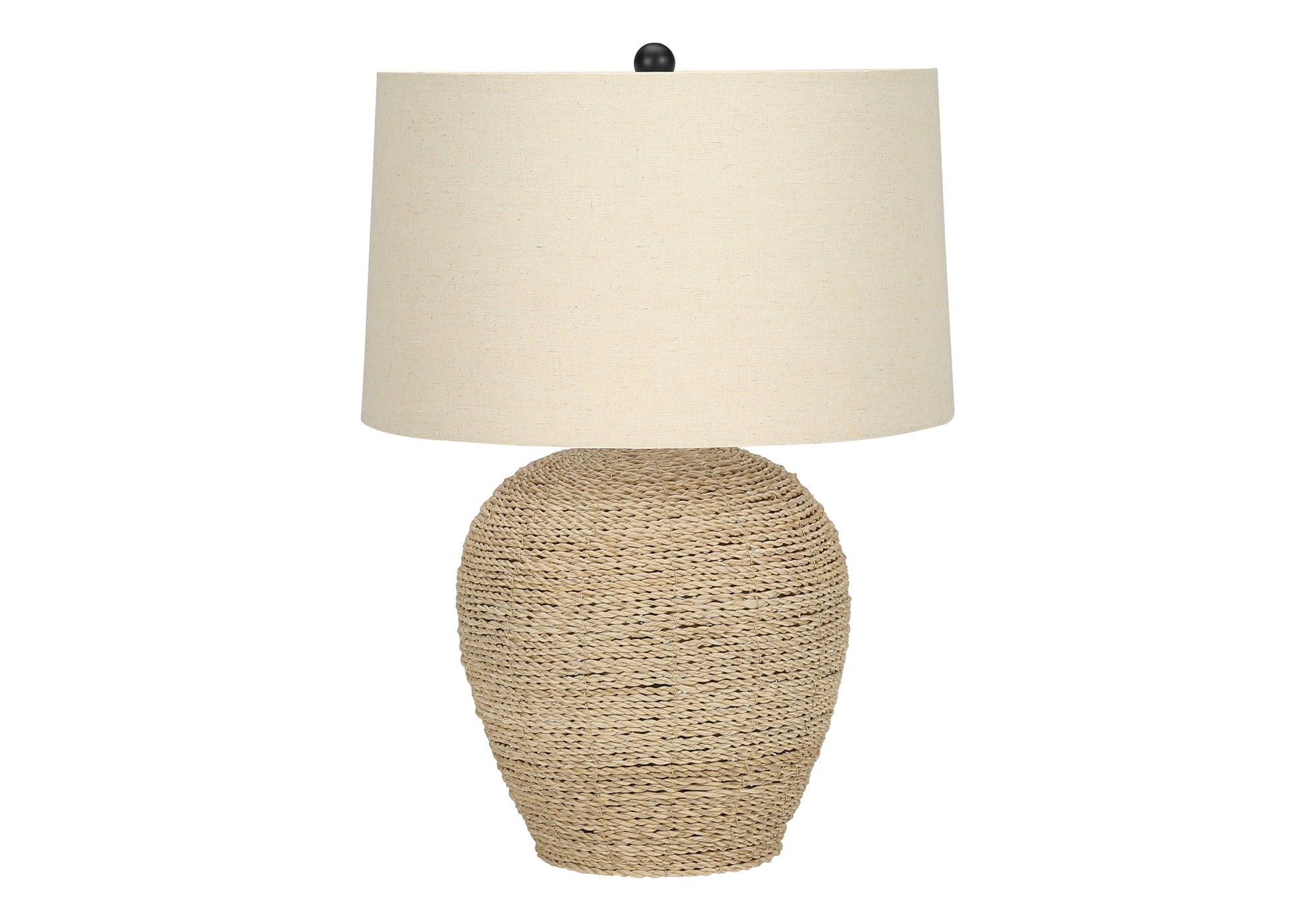 Lighting Table Lamp Rattan Resin Transitional - Beige