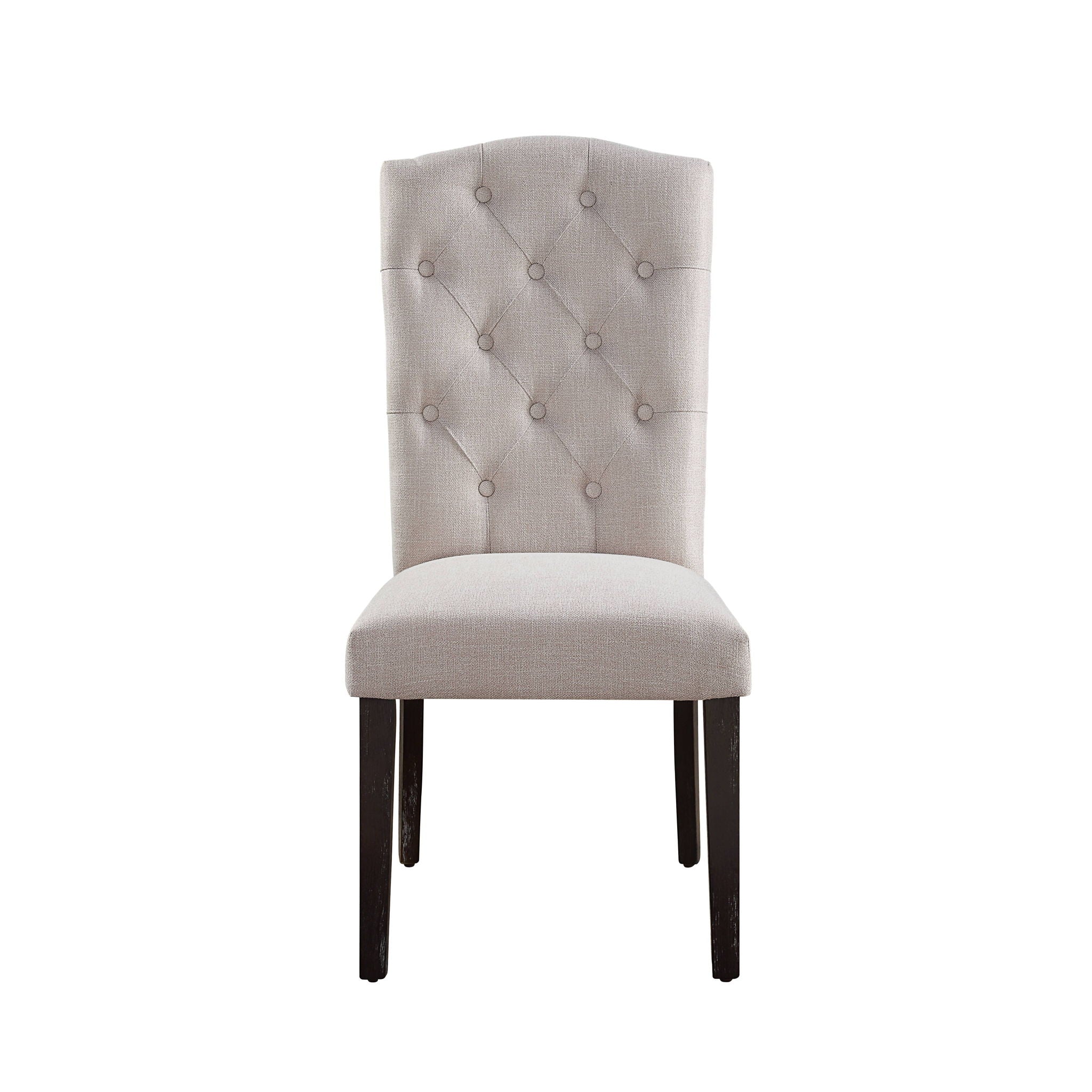 Gerardo Linen Weathered Dining Chair (Set of 2) - Beige