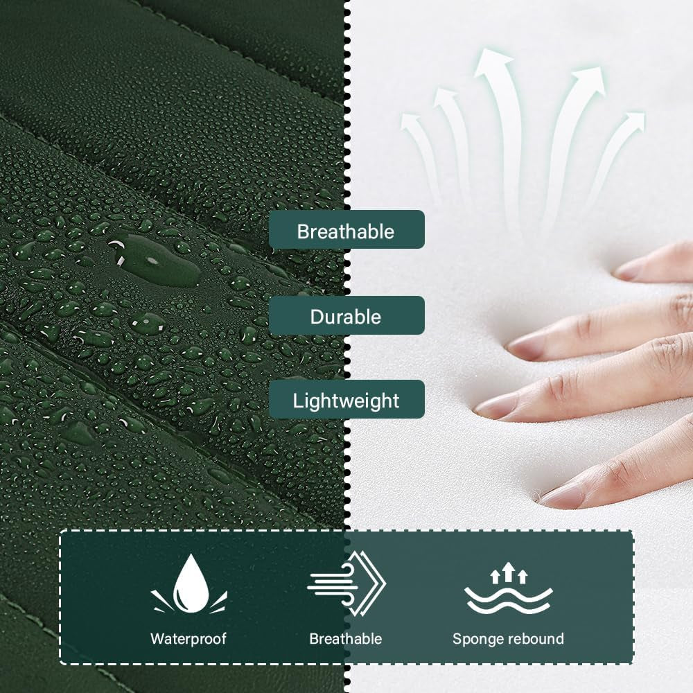 Green Height Adjustable Swivel Stool With Wheels Backrest