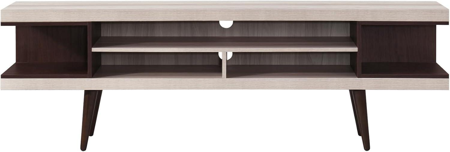 70.87 in. Stand with 5 Storage Shelves Fits TV's up to 75 in. - PRHOMZ