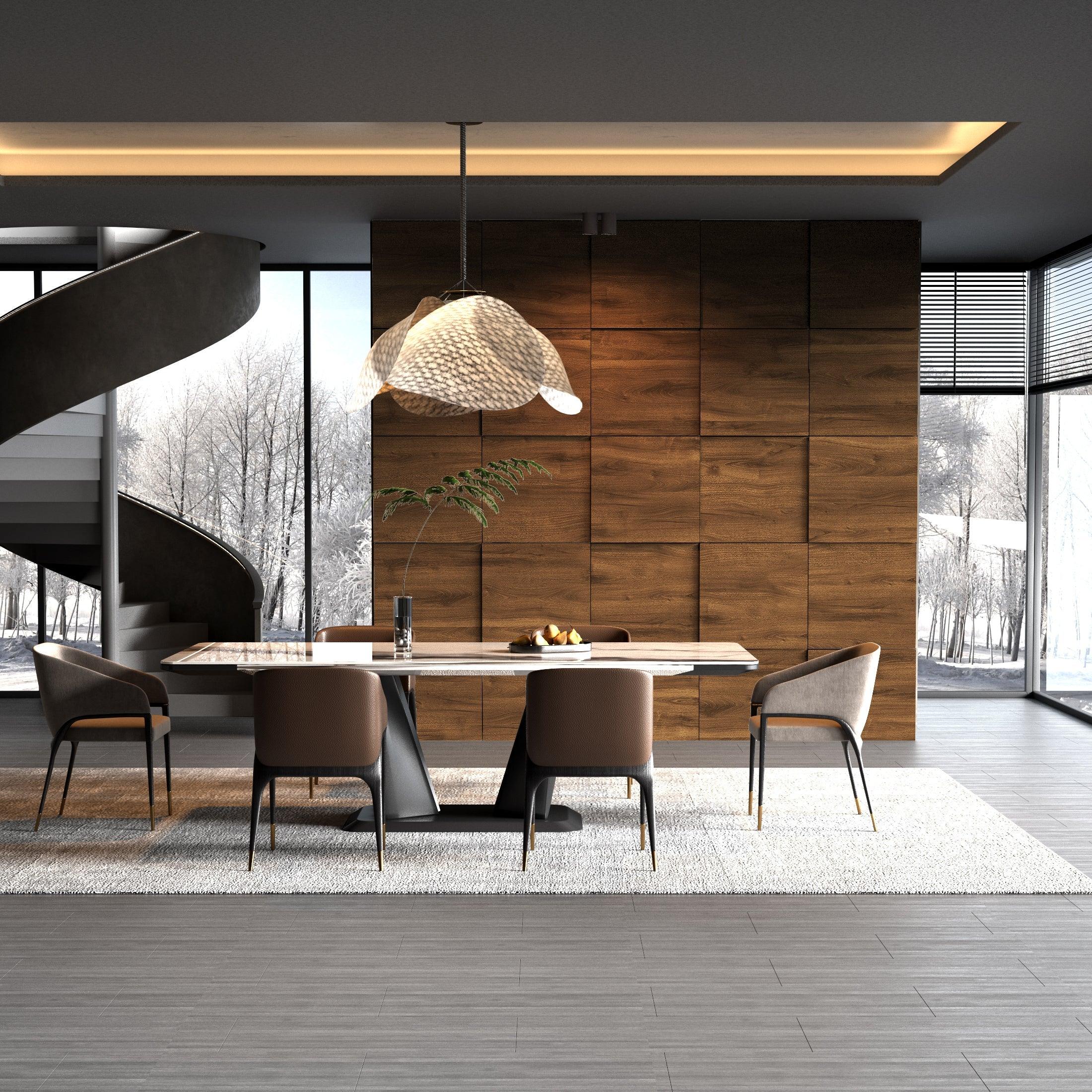 Dark Wood 3D Modular Squares - PRHOMZ