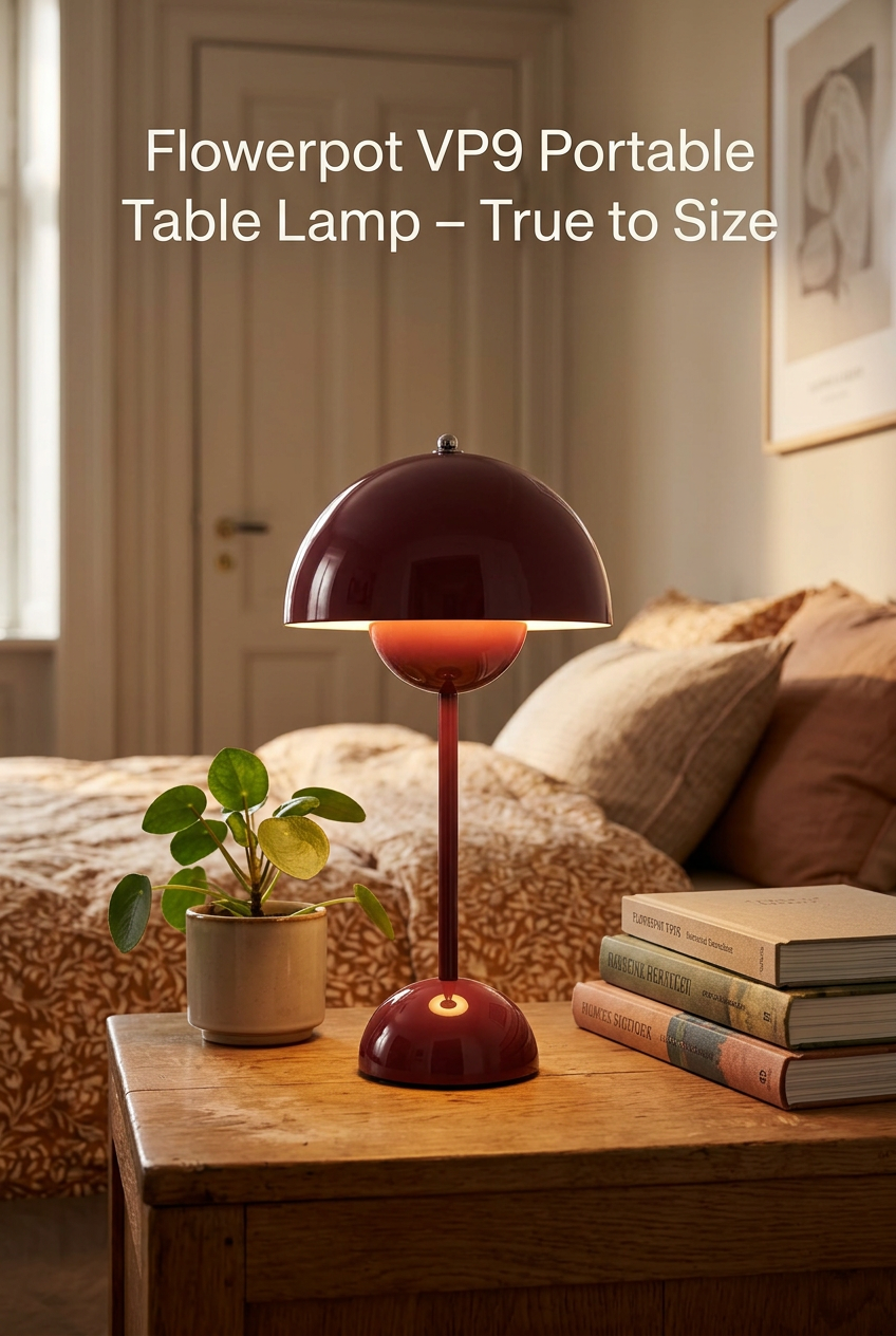 Rechargeable Cordless LED Table Lamp Touch Dimmable Desk Light