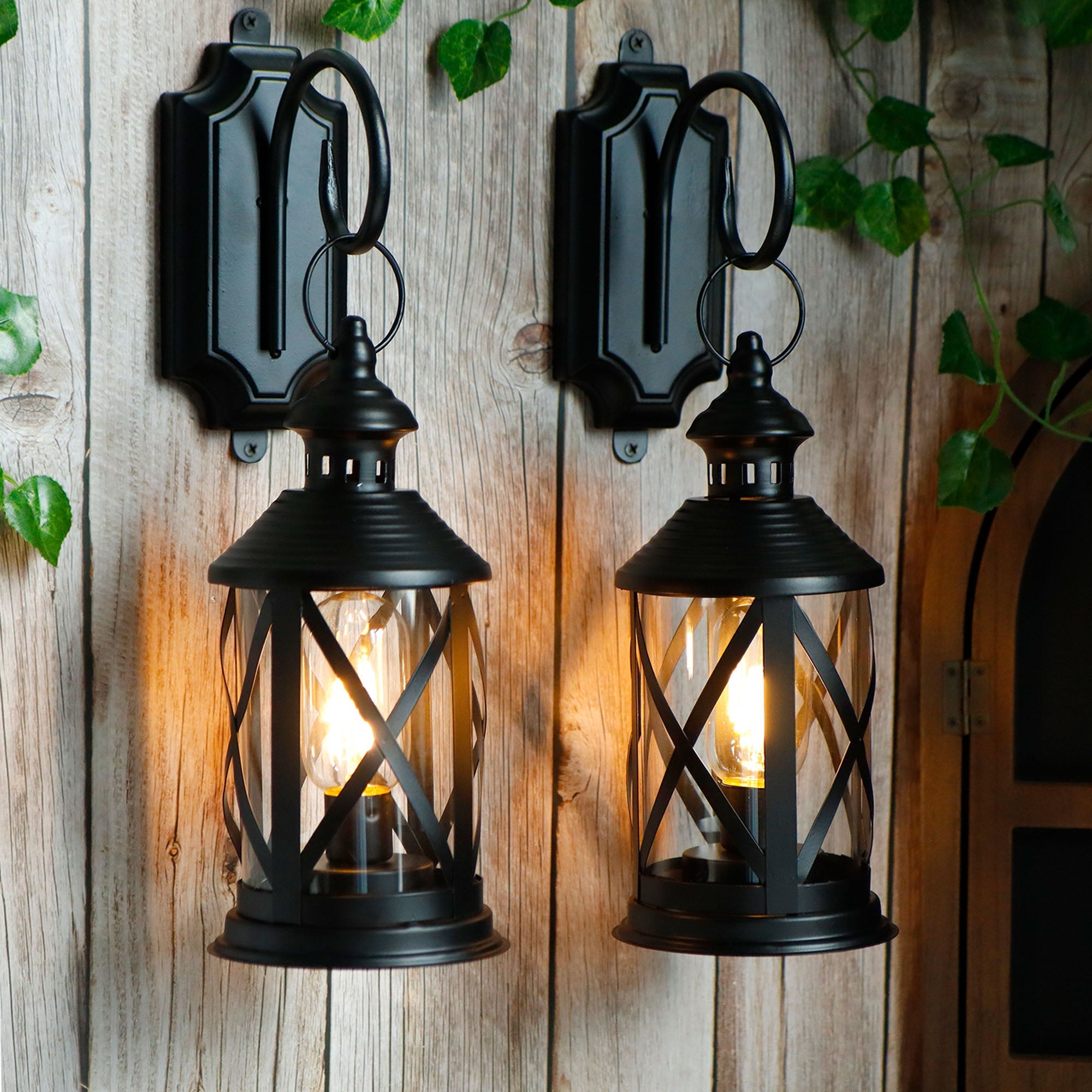 10'' Tall Decorative Cordless Table Lamps LED Edison Lights Hanging Lamps-1