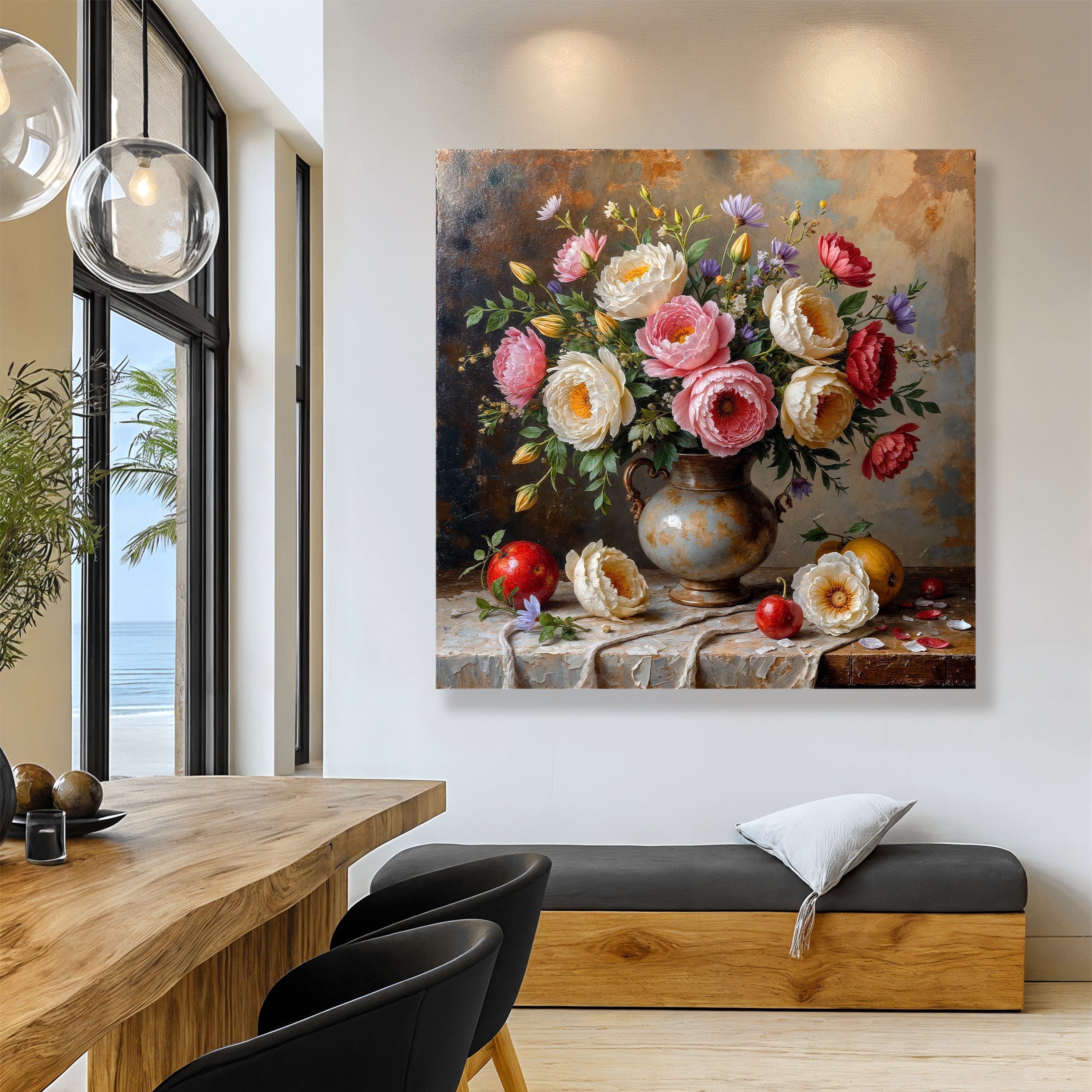 Summer Bloom Vase Wall Art