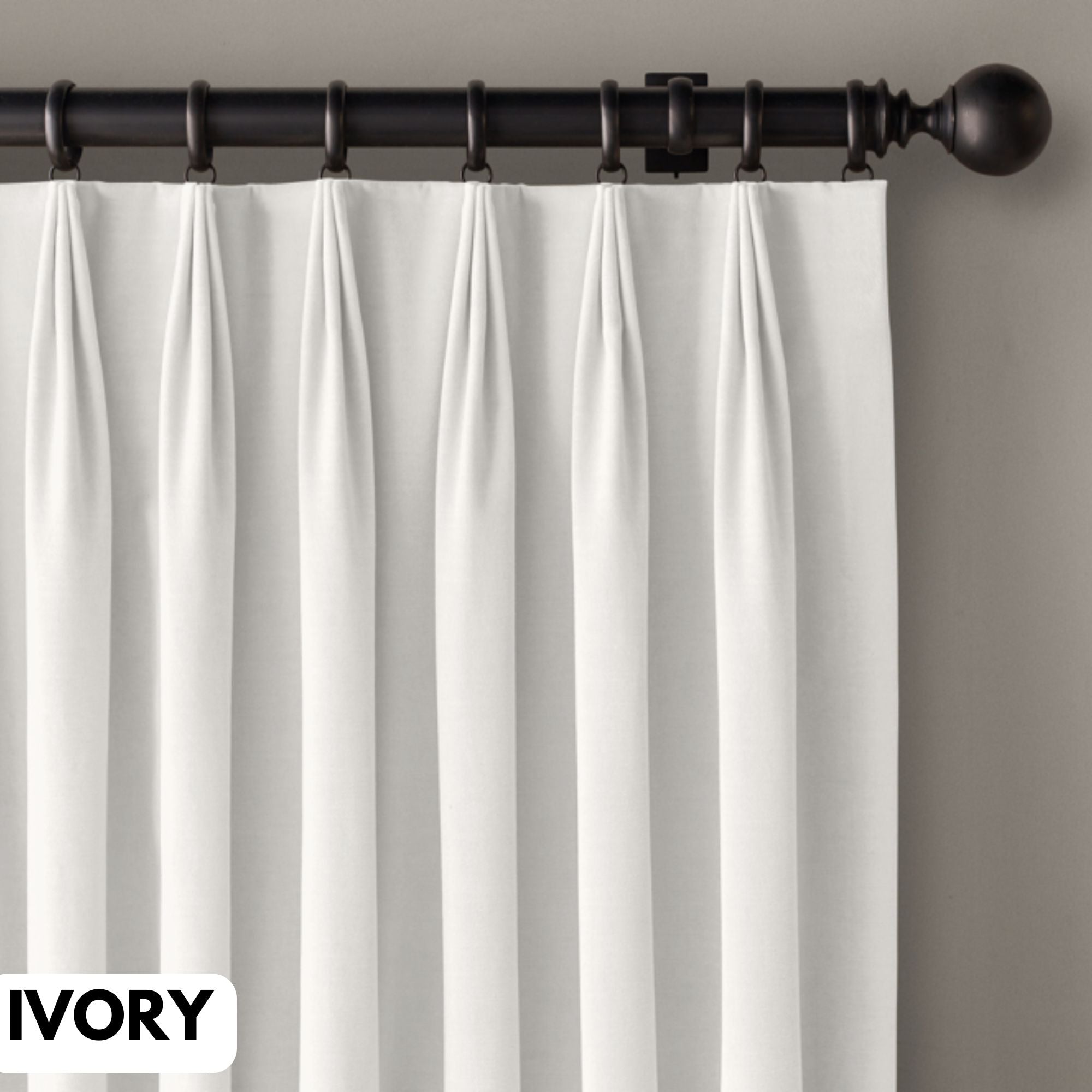 Thick Luxury Velvet Curtains (300gsm) with Blackout/Light Filtering Liner | Euro Pleat, Pinch Pleat | Custom Sizes | OEKO-TEX® Certified-4