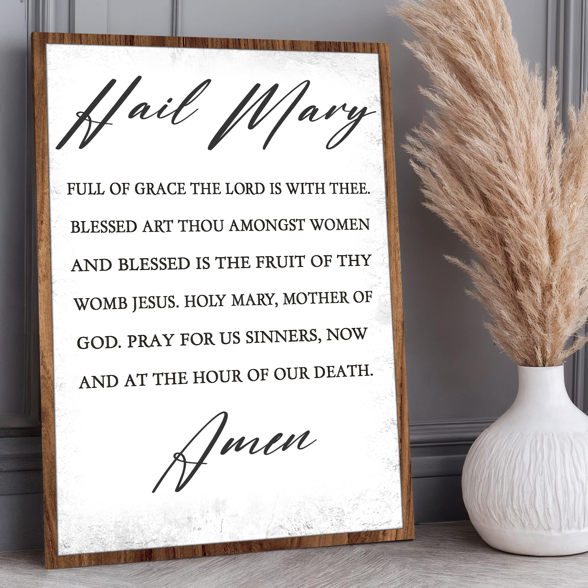 The Hail Mary Faith Sign