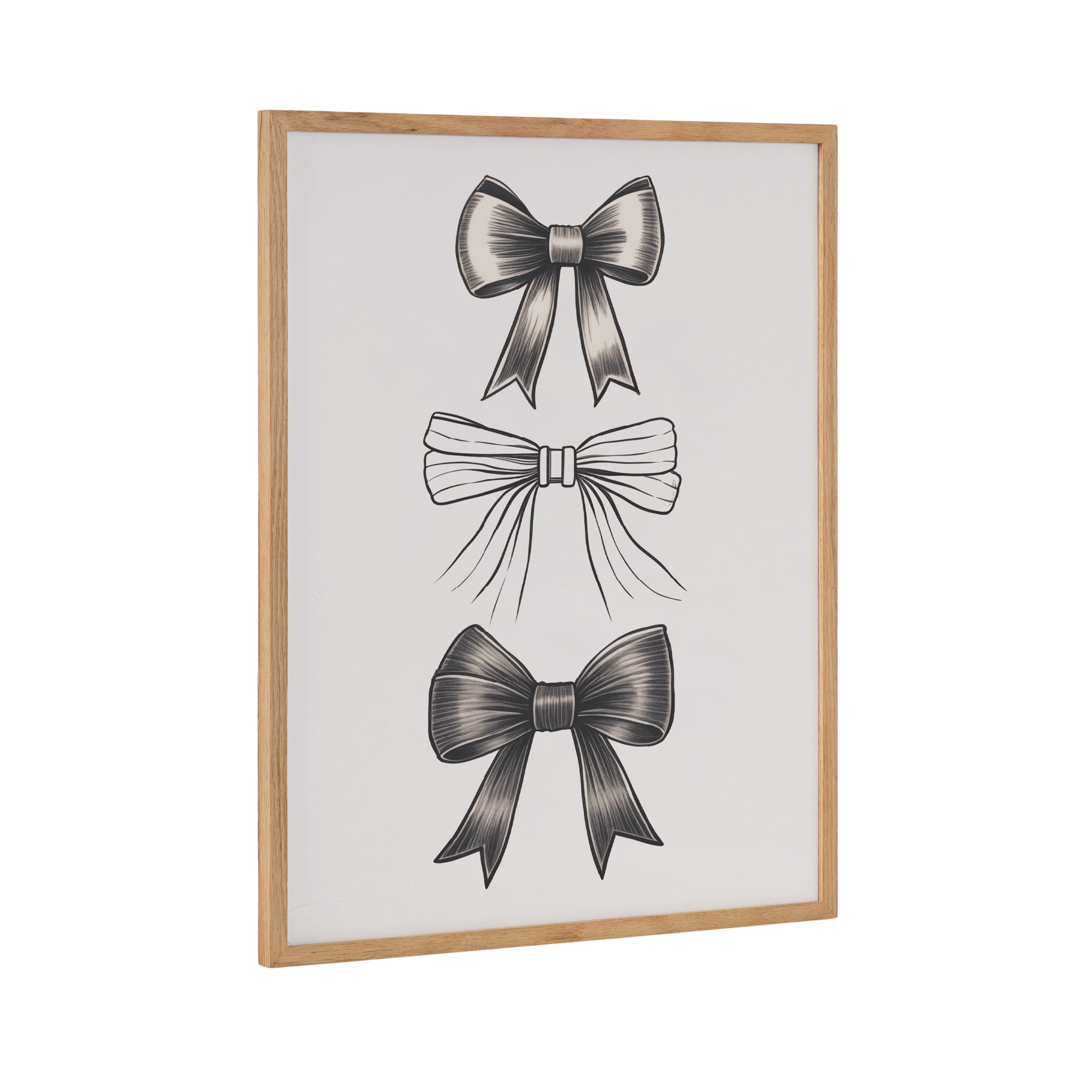 Gallery Coquette Preppy Retro Girly Black Bows Print by The Creative Bunch Studio
