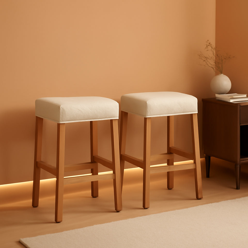 Rectangle Stool Covers 2 Pack Waterproof Stretch Bar Stools