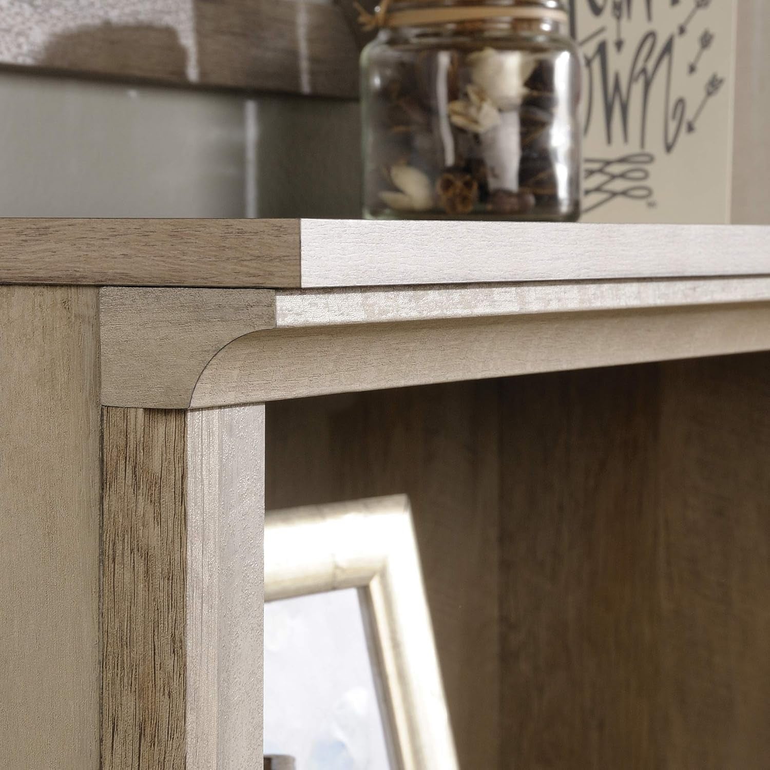 3 Shelf Bookcase In Lintel Oak Finish For Living Room