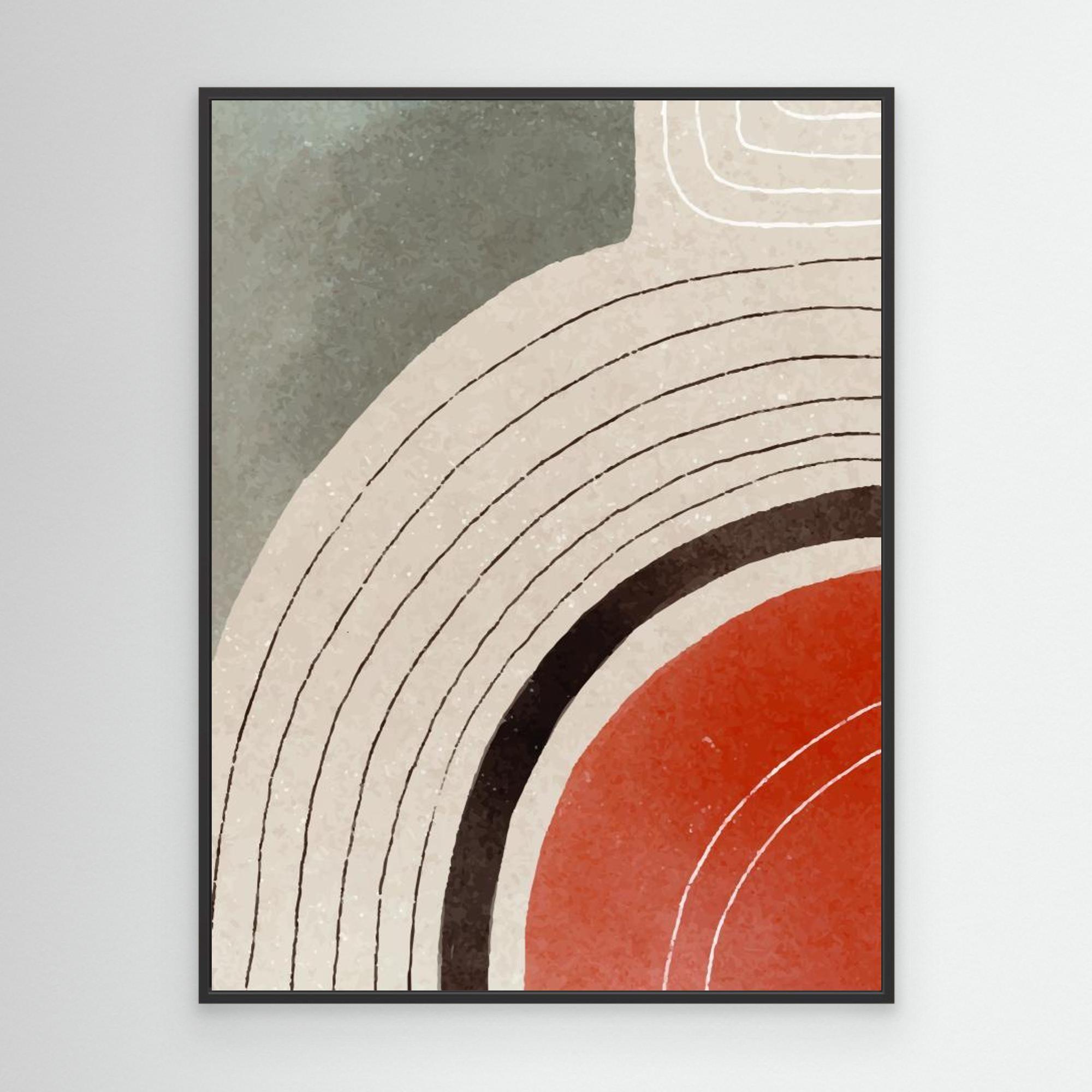 Orange Minimal Shapes #2 by Jay Stanley