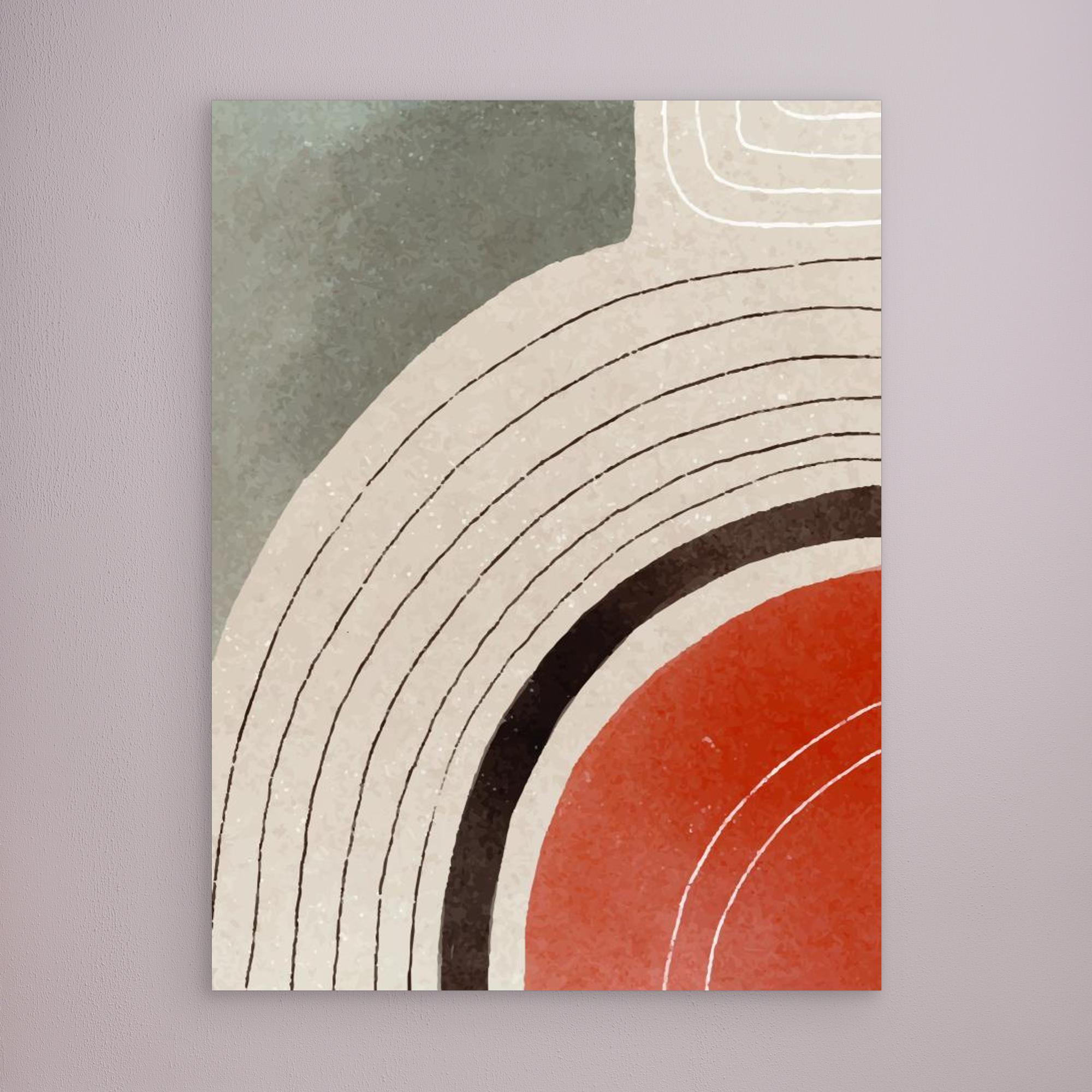 Orange Minimal Shapes #2 by Jay Stanley