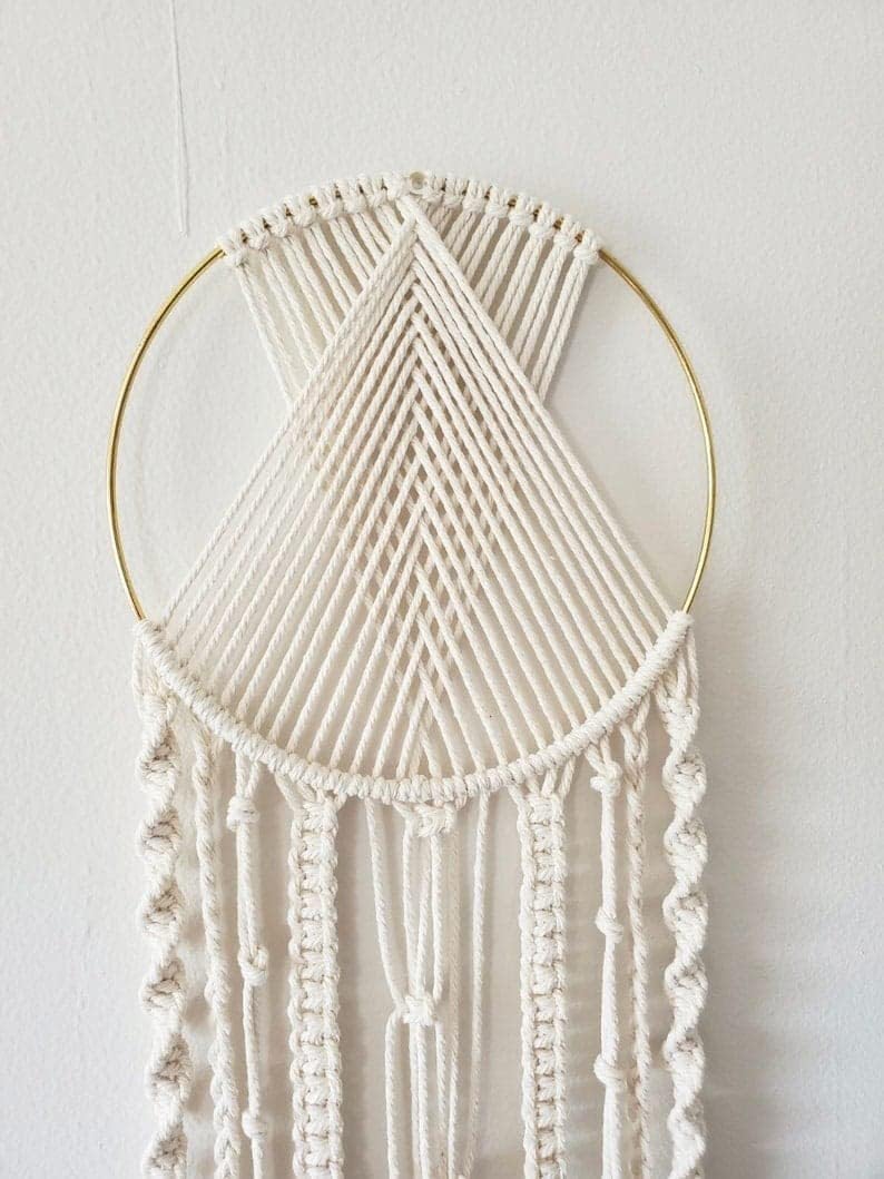 Dream Catcher Wall Hanging - 70cm | Macrame | Boho Chic-1