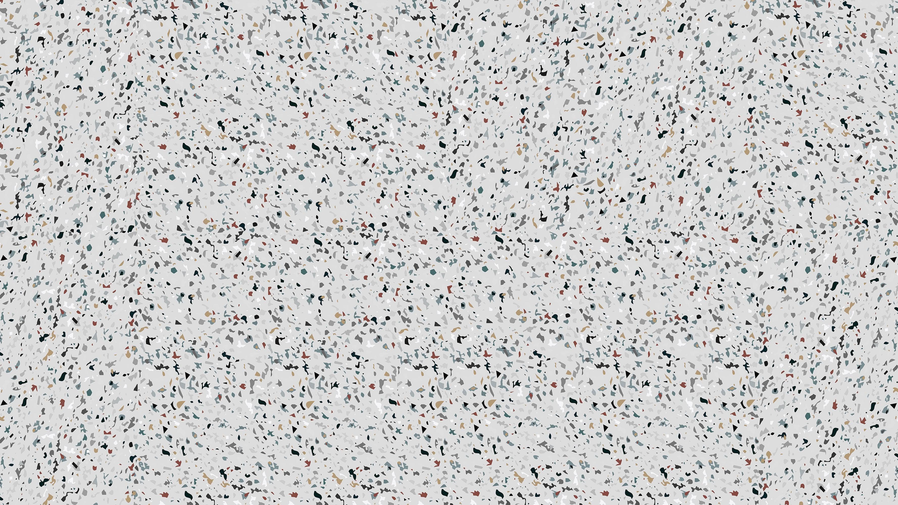 Terrazzo Mosaic Pattern Peel and Stick Wall Paper Mural. #6260