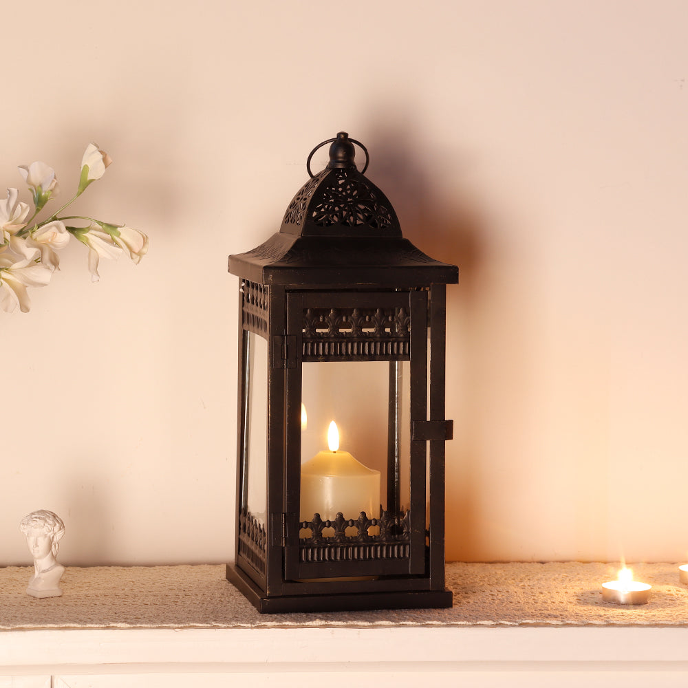 14.5" High Vintage Style Hanging Lantern-2