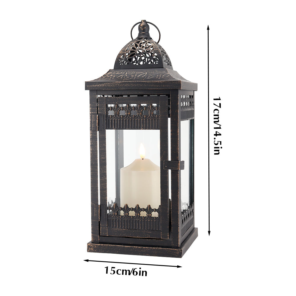 14.5" High Vintage Style Hanging Lantern-1
