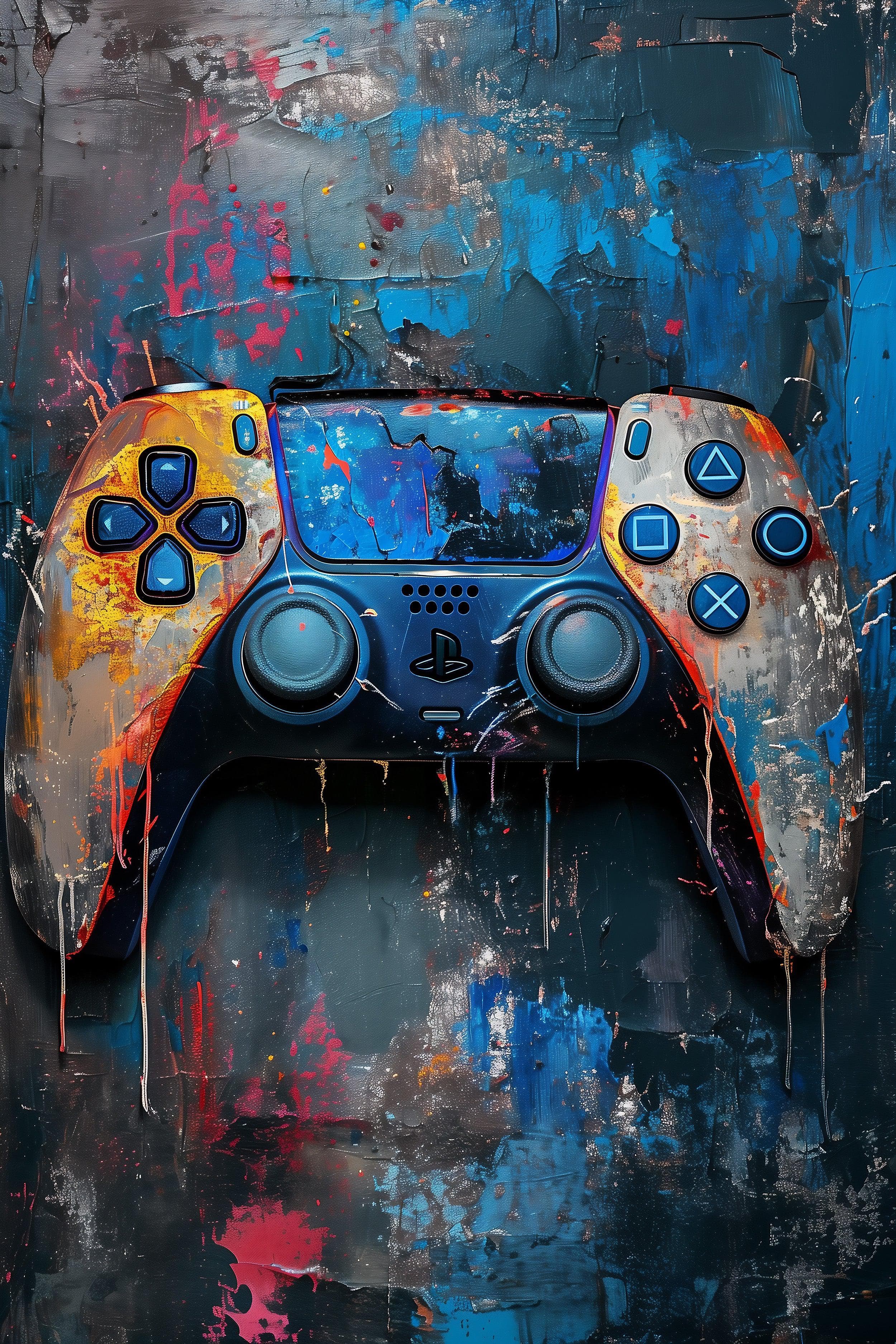 Playstation Gamer Wallpaper Mural. #6913