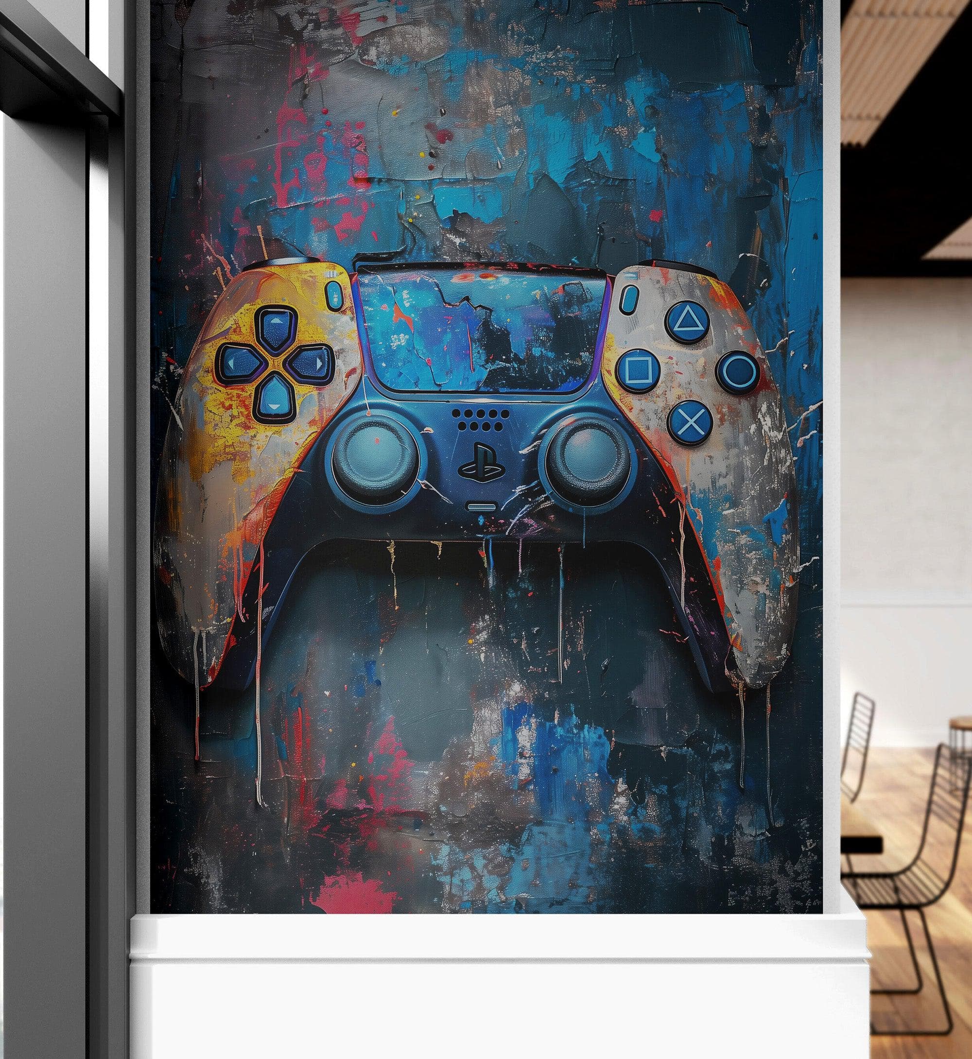 Playstation Gamer Wallpaper Mural. #6913