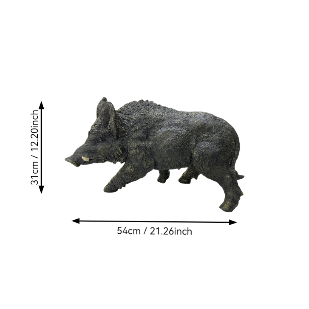 Realistic Wildlife Garden Statues | Hand-Painted Weatherproof Resin Outdoor Sculptures — 6 Designs