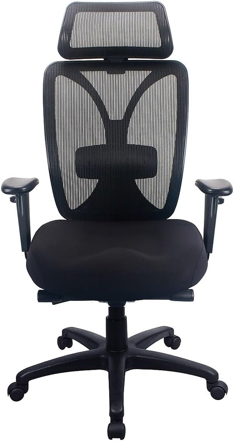 Raynor Black Ergonomic Desk Chair With Lumbar Support
